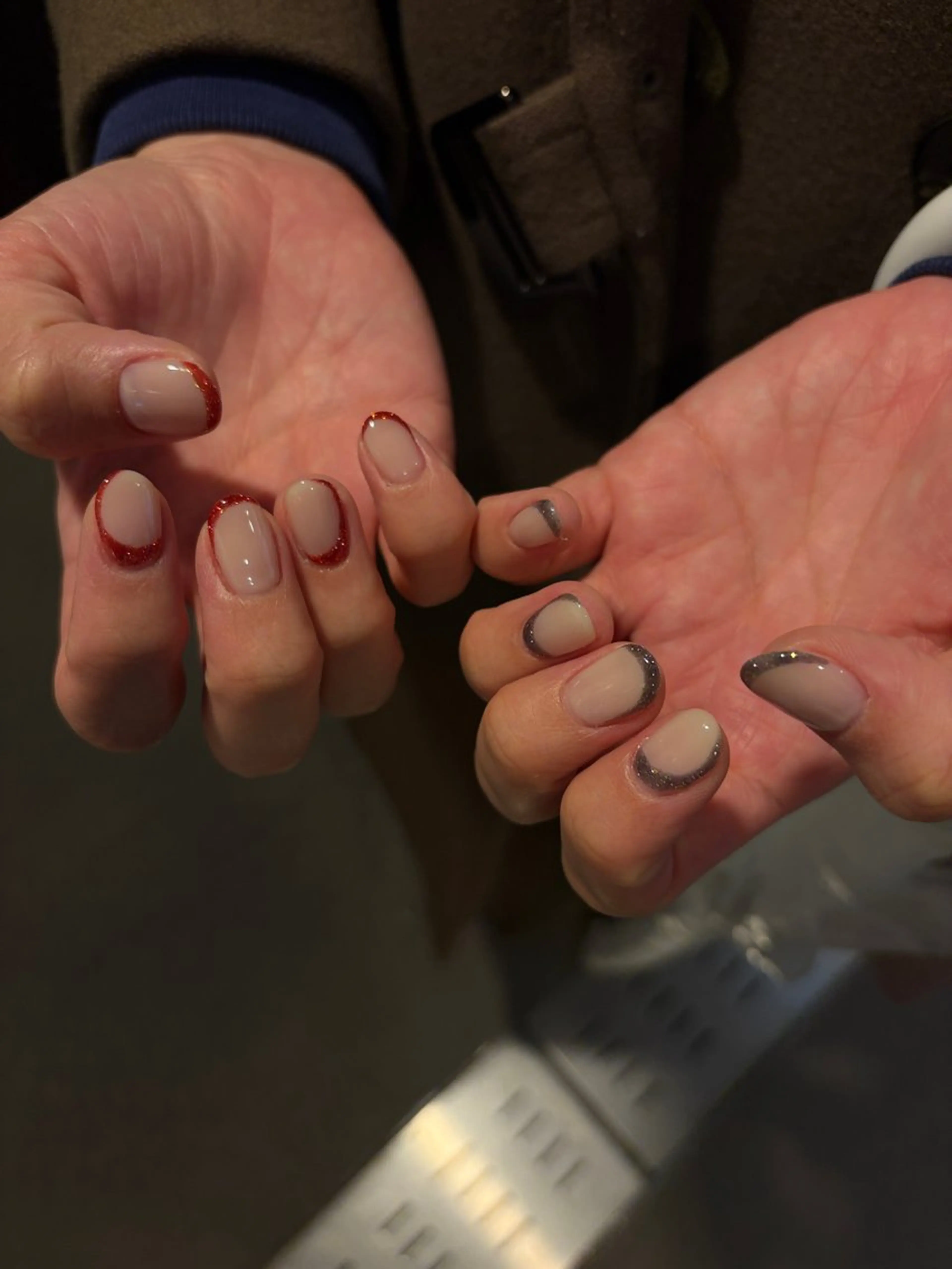 ネイル アートネイル フレンチネイル ハンドネイル R2-O2 nailのネイルデザイン