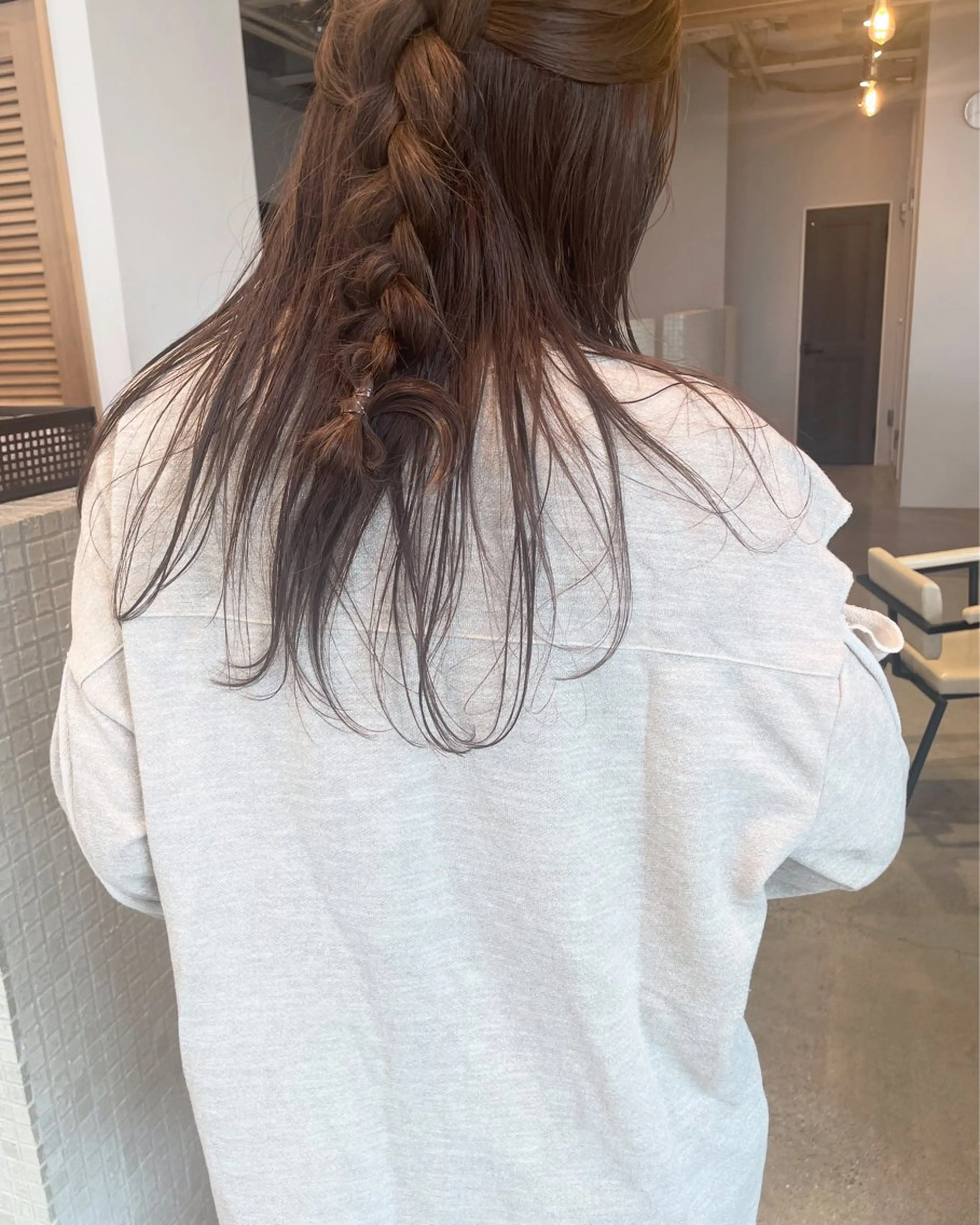 ロング カラー ベージュカラー トリートメント December渋谷所属・無料カットモデル募集 / 涼 乃のヘアスタイル