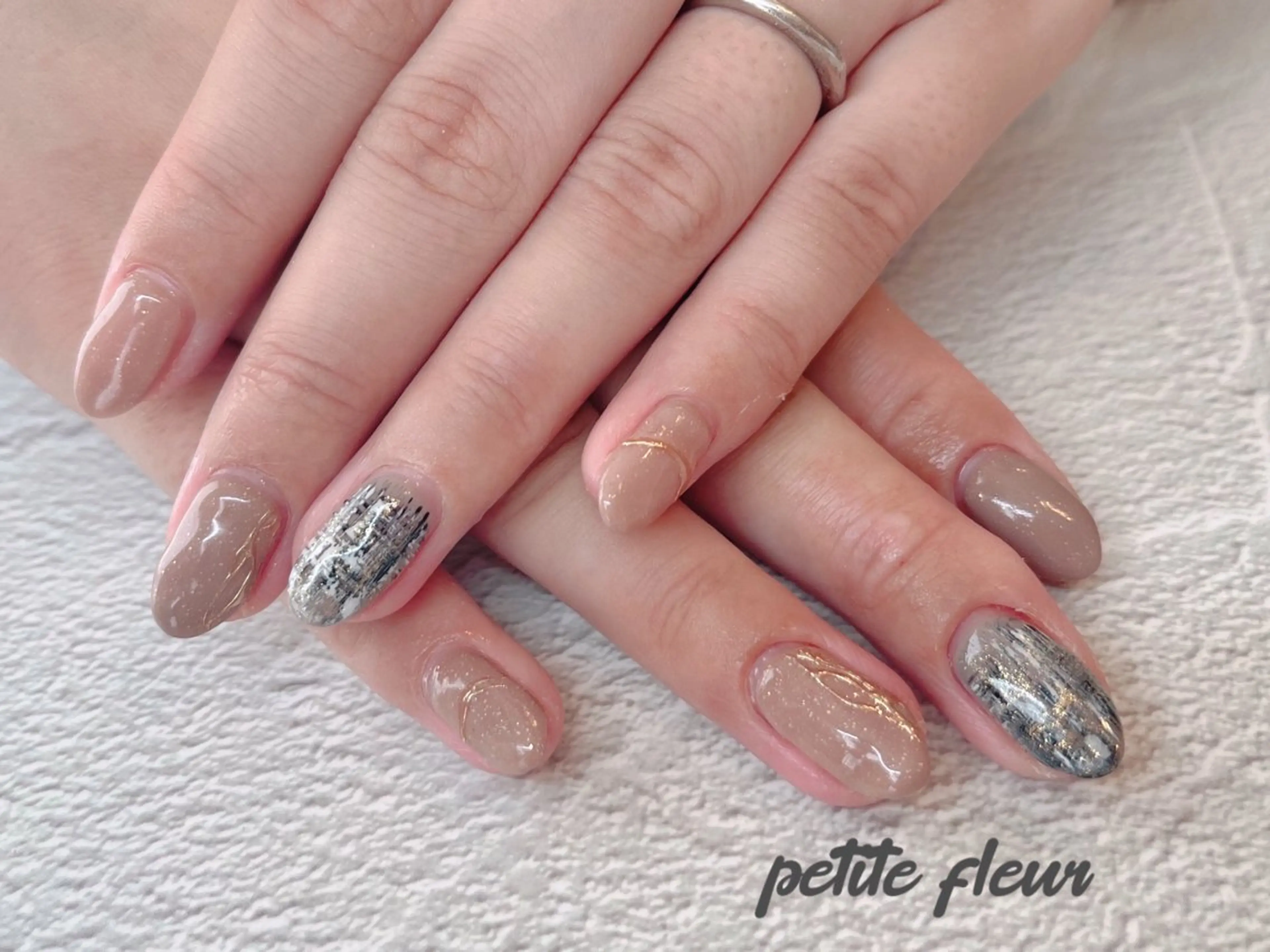 ネイル ハンドネイル ビューティーサロン プチフルールのネイルデザイン