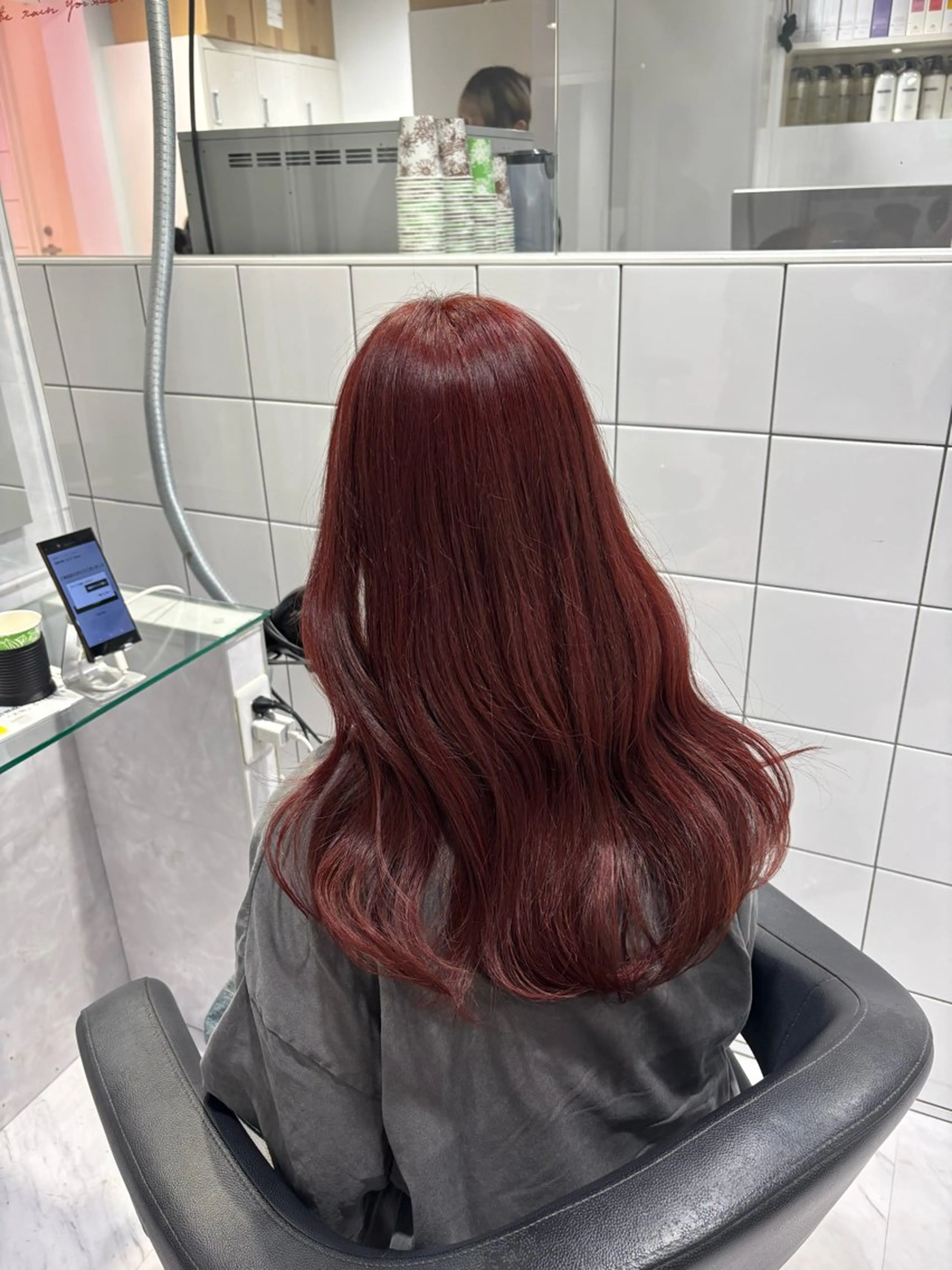 ロング カラー ヘアカラー トリートメント 髪質改善🩰透明感カ ラー🎀hinanoのヘアスタイル