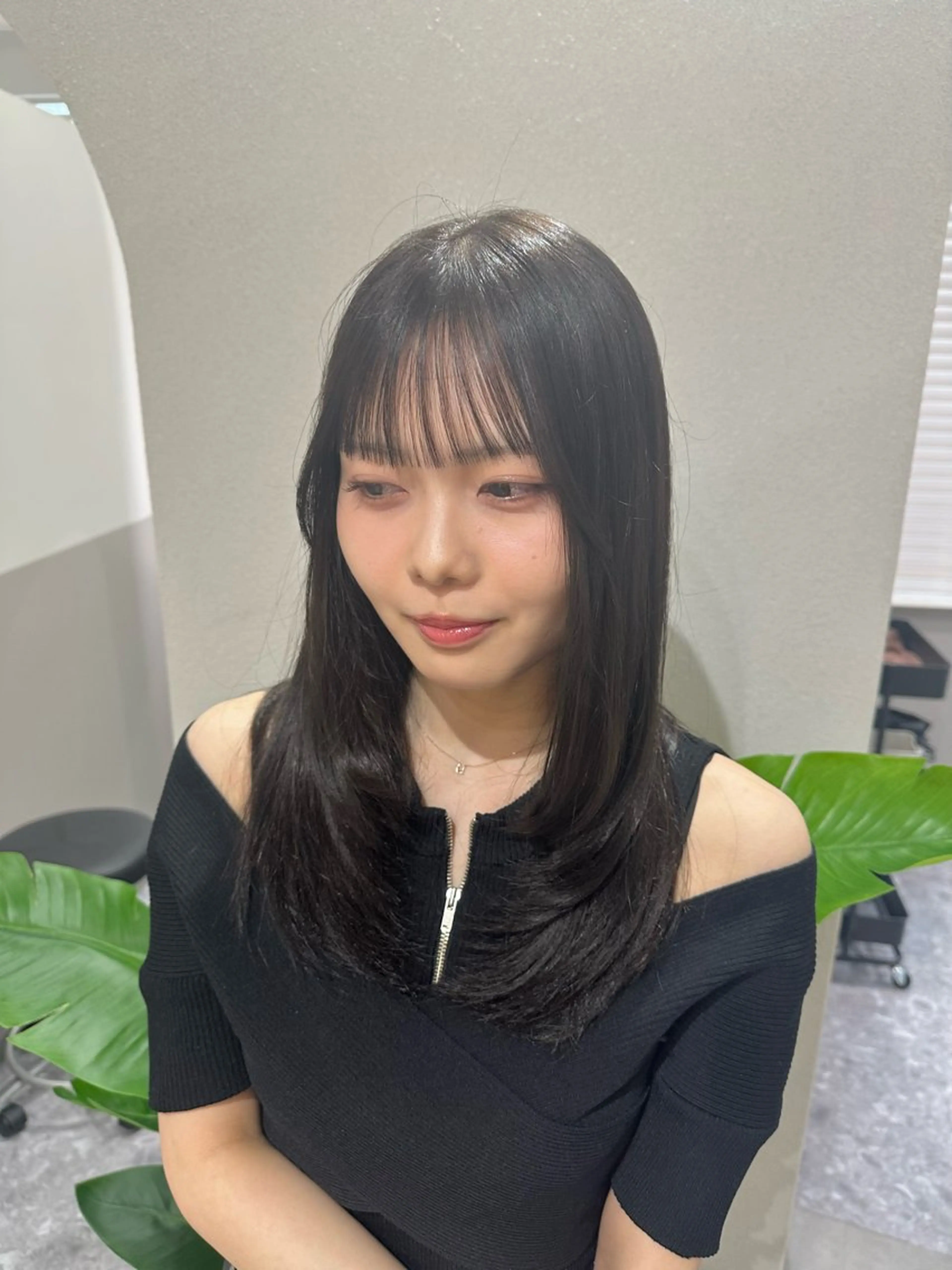 セミロング カラー 🪞個室サロン/韓国 艶髪/keito🪞のヘアスタイル