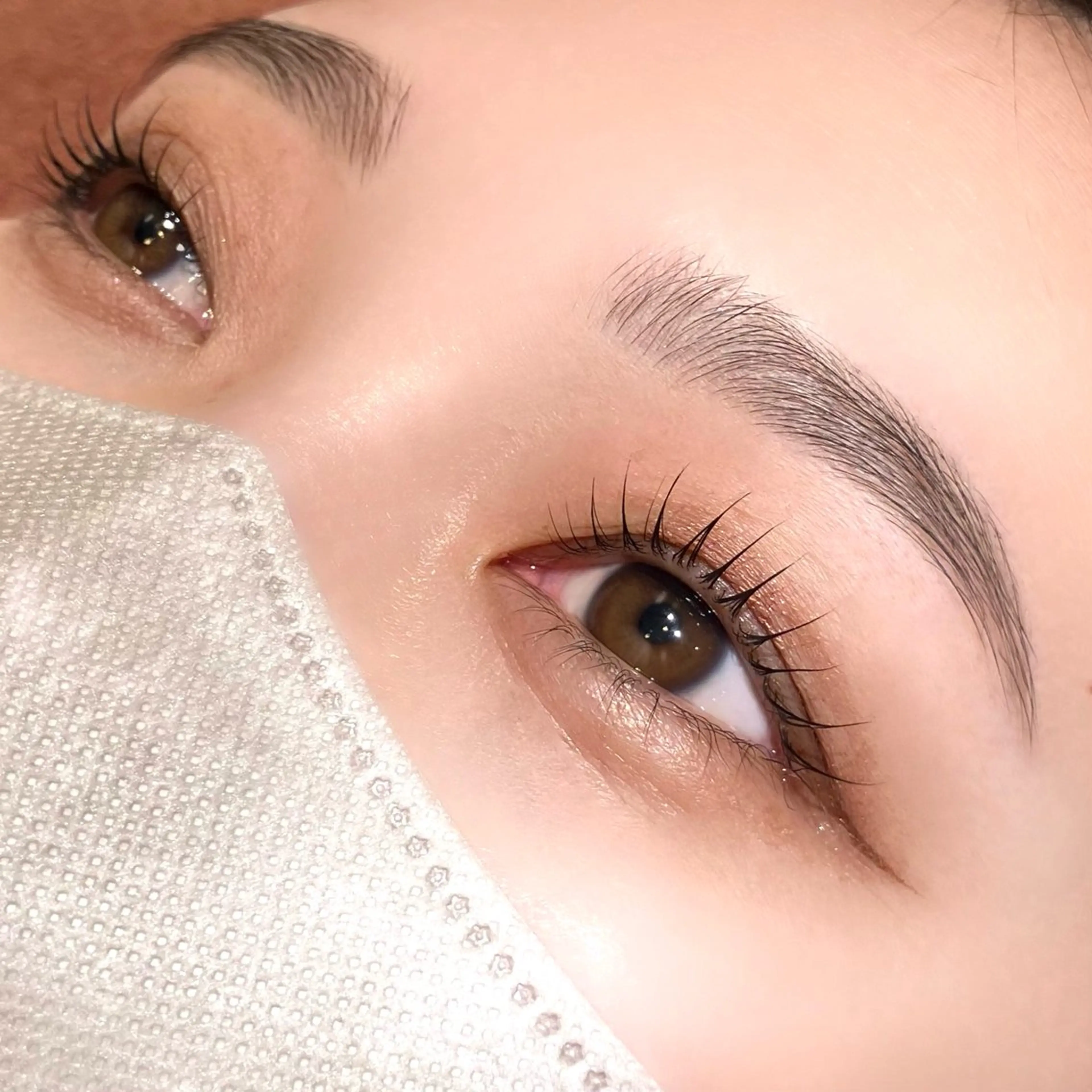 ♥眉&まつ毛set♥【束感パーマ➕アイブロウスタイリング 】の写真