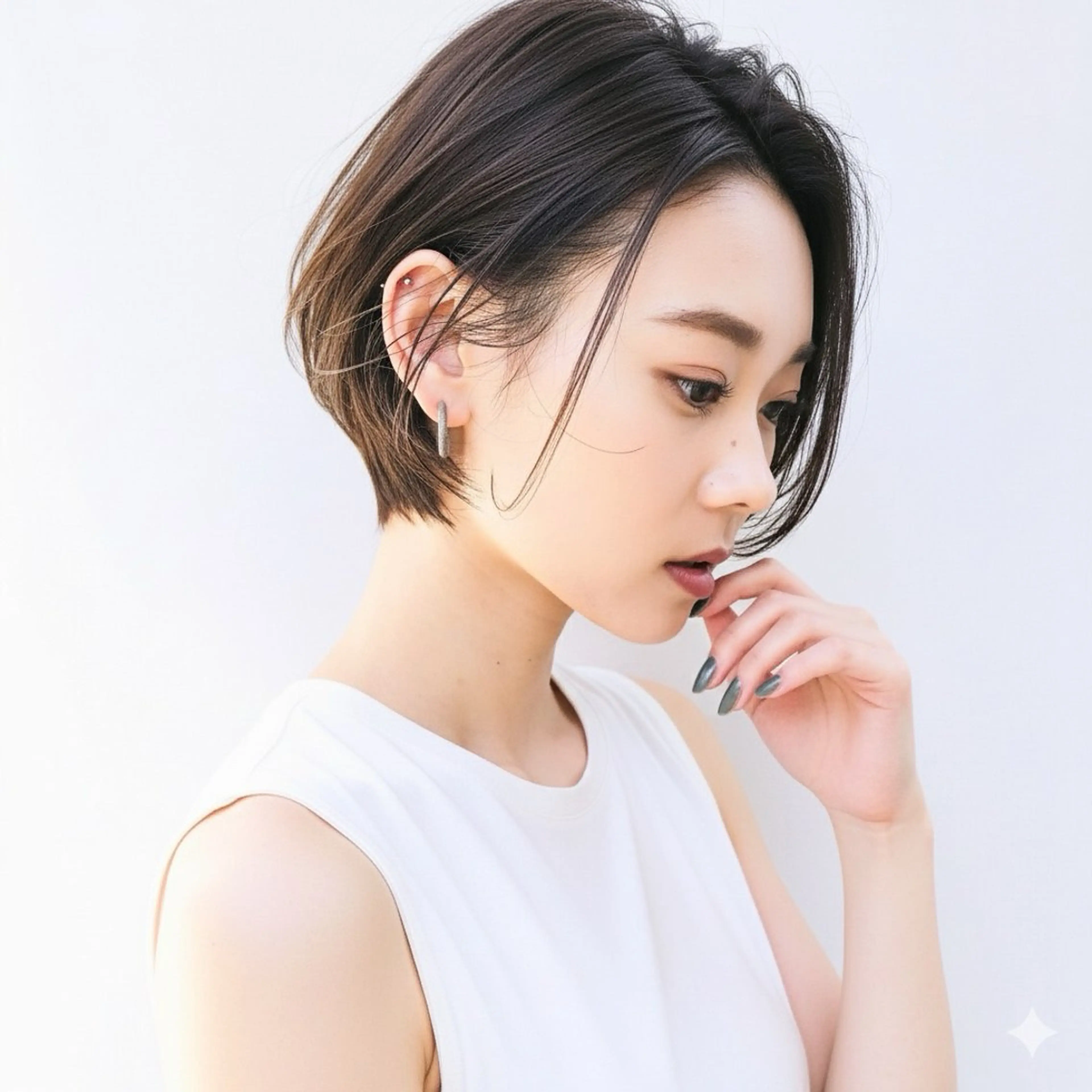 ショート カット ヘアカラー トリートメント ヘッドスパ ヘアセット リベルテ 渋谷のヘアスタイル