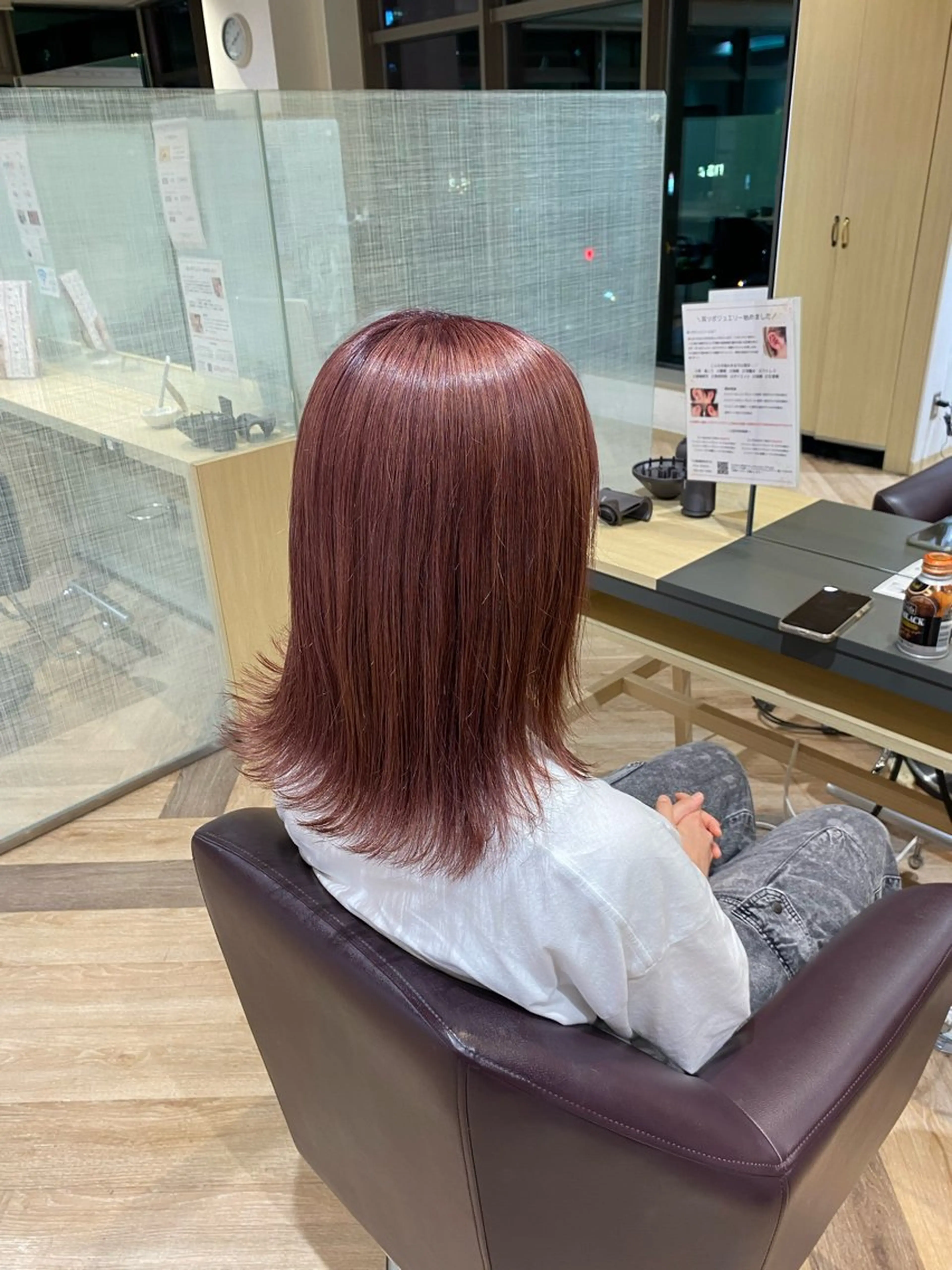 ミディアム カラー ヘアカラー Yamada Ami🪐のヘアスタイル