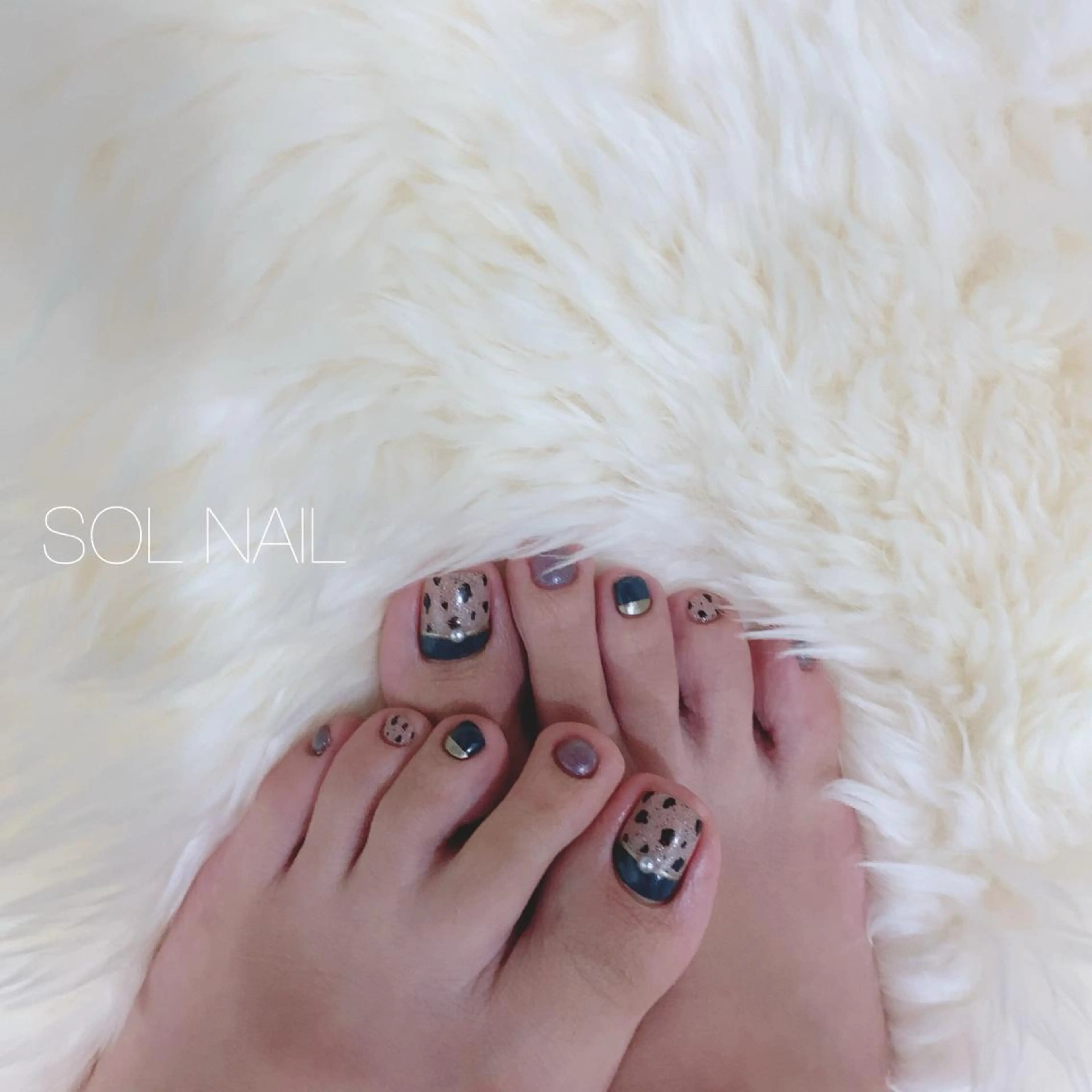 ネイル フットネイル SOL NAILのネイルデザイン