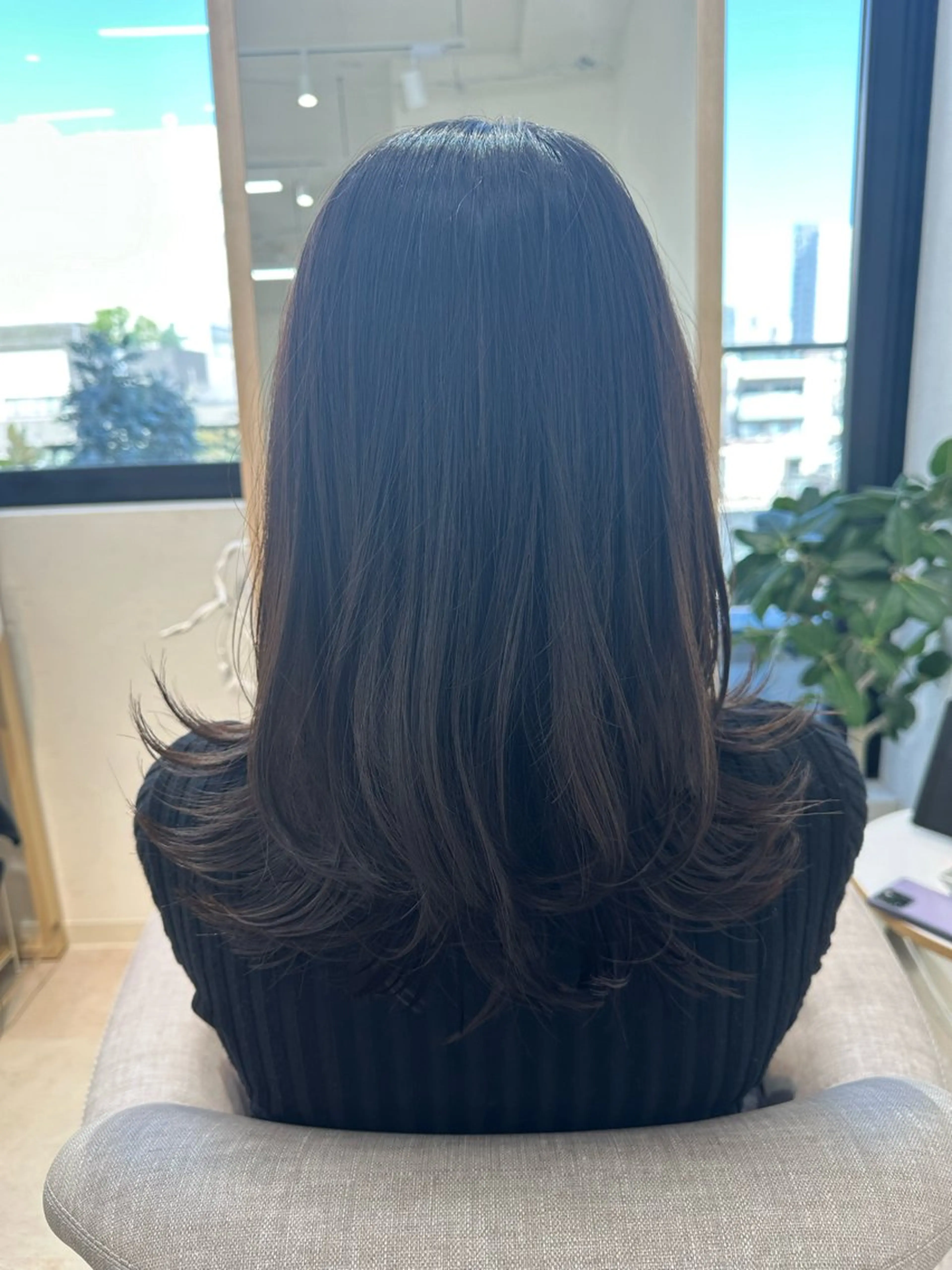 ミディアム レイヤーカット カットモデル募集 ミネのヘアスタイル