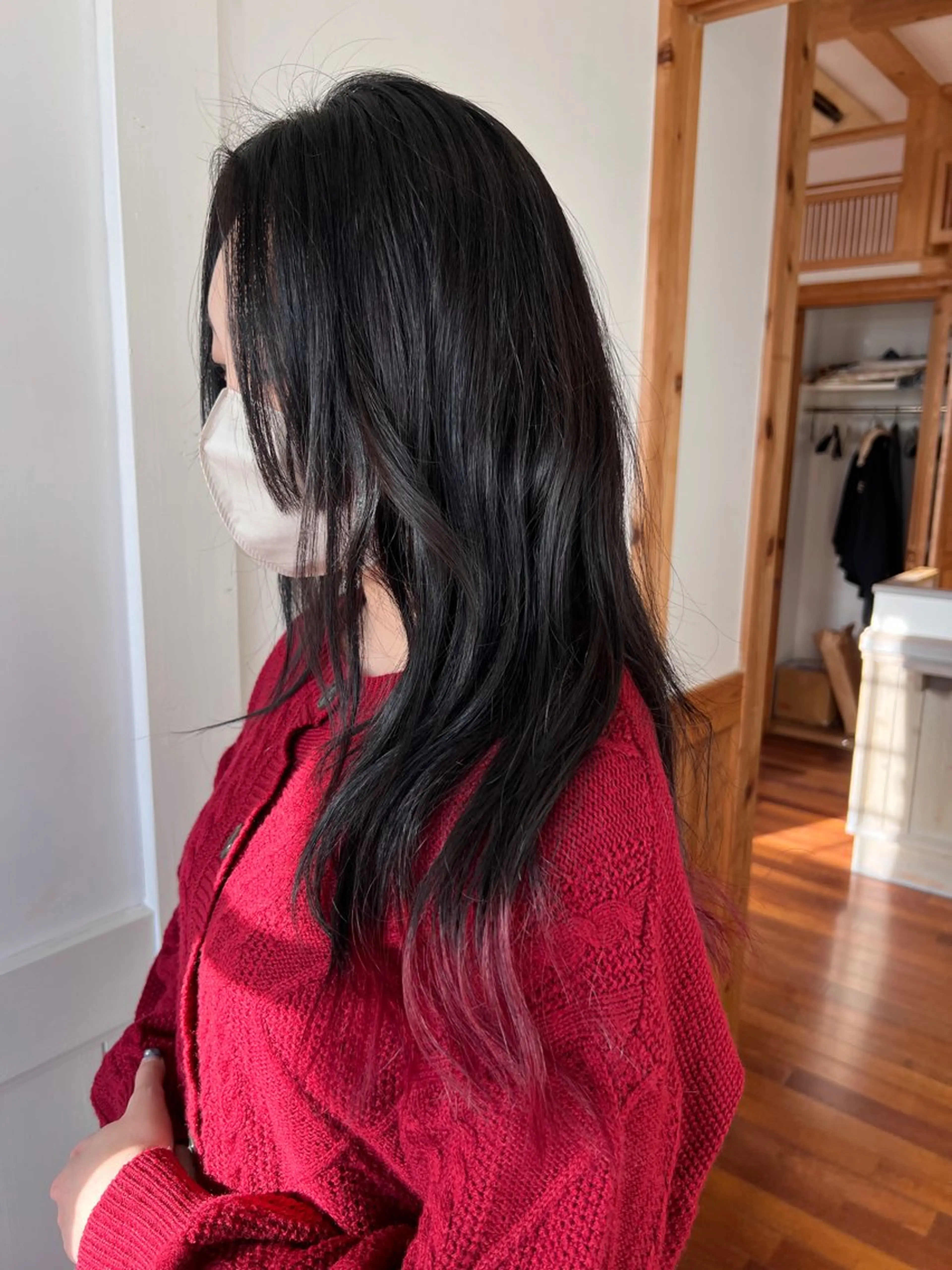 ロング カラー 佐藤 翔空【艶 カラー/縮毛矯正】のヘアスタイル