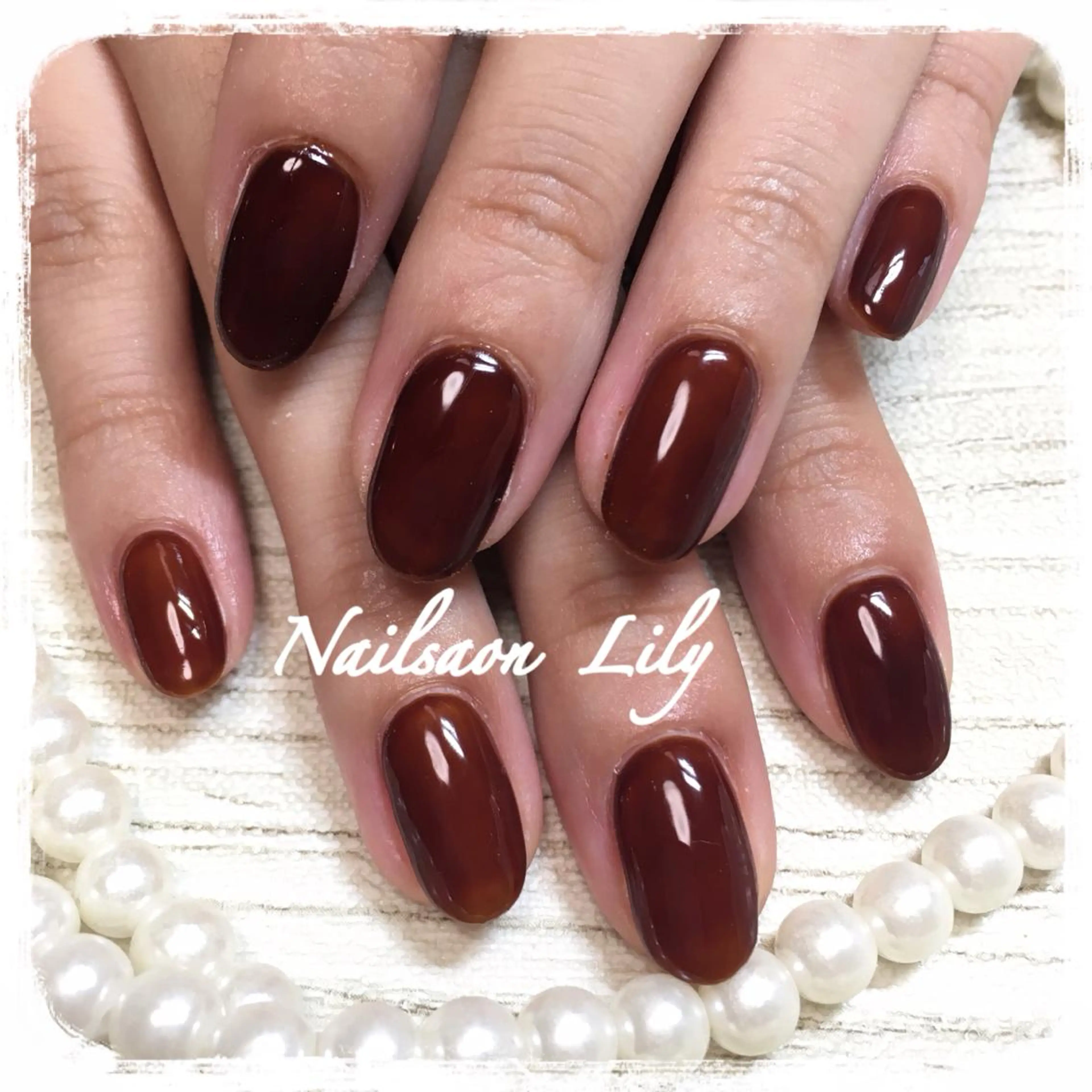 ネイル ワンカラーネイル Nailsalon Lilyのネイルデザイン