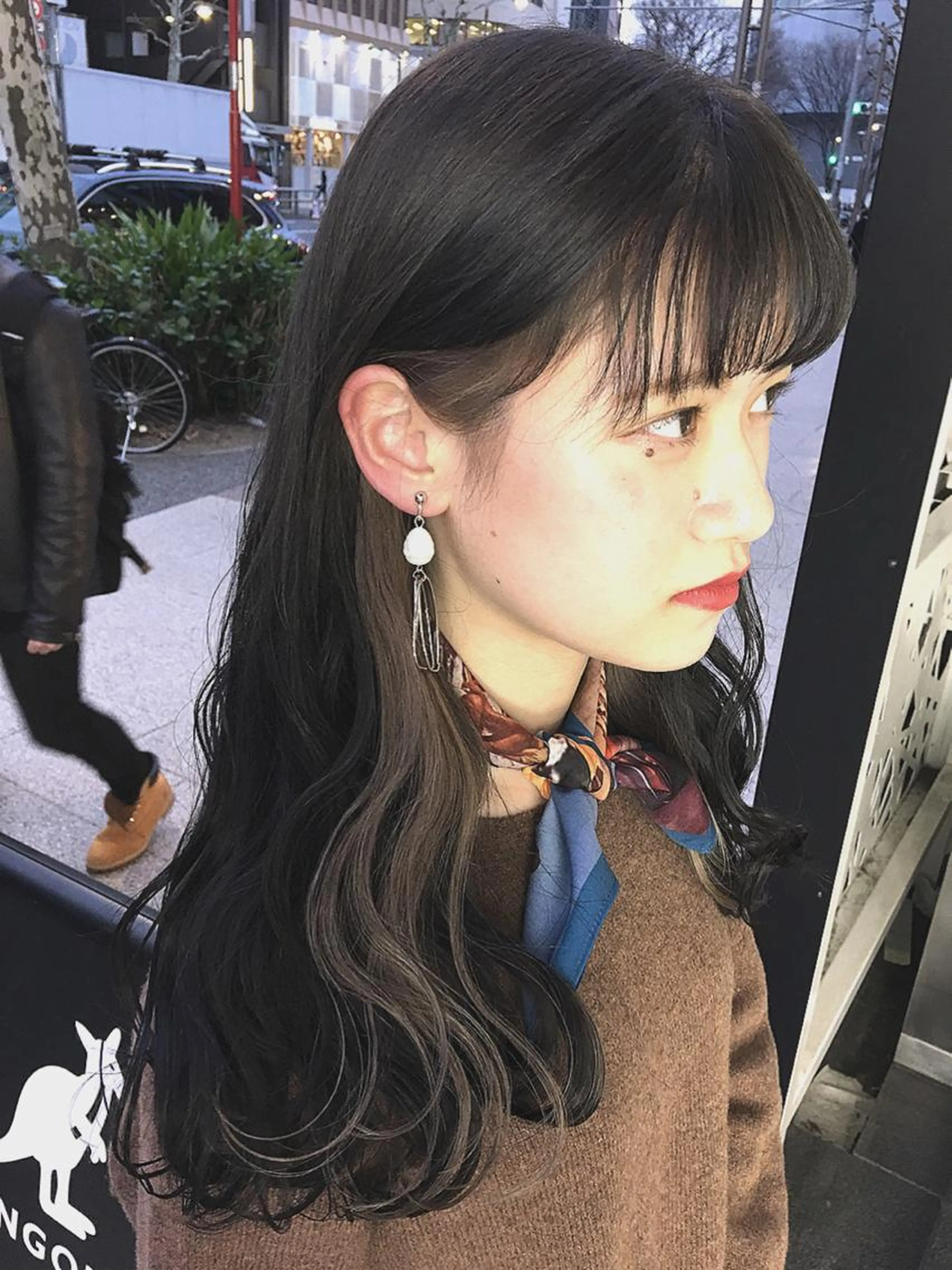 🇺🇸オシャレ度up🇺🇸イヤリングカラー🌳&うる艶3ステップトリートメント💈の写真