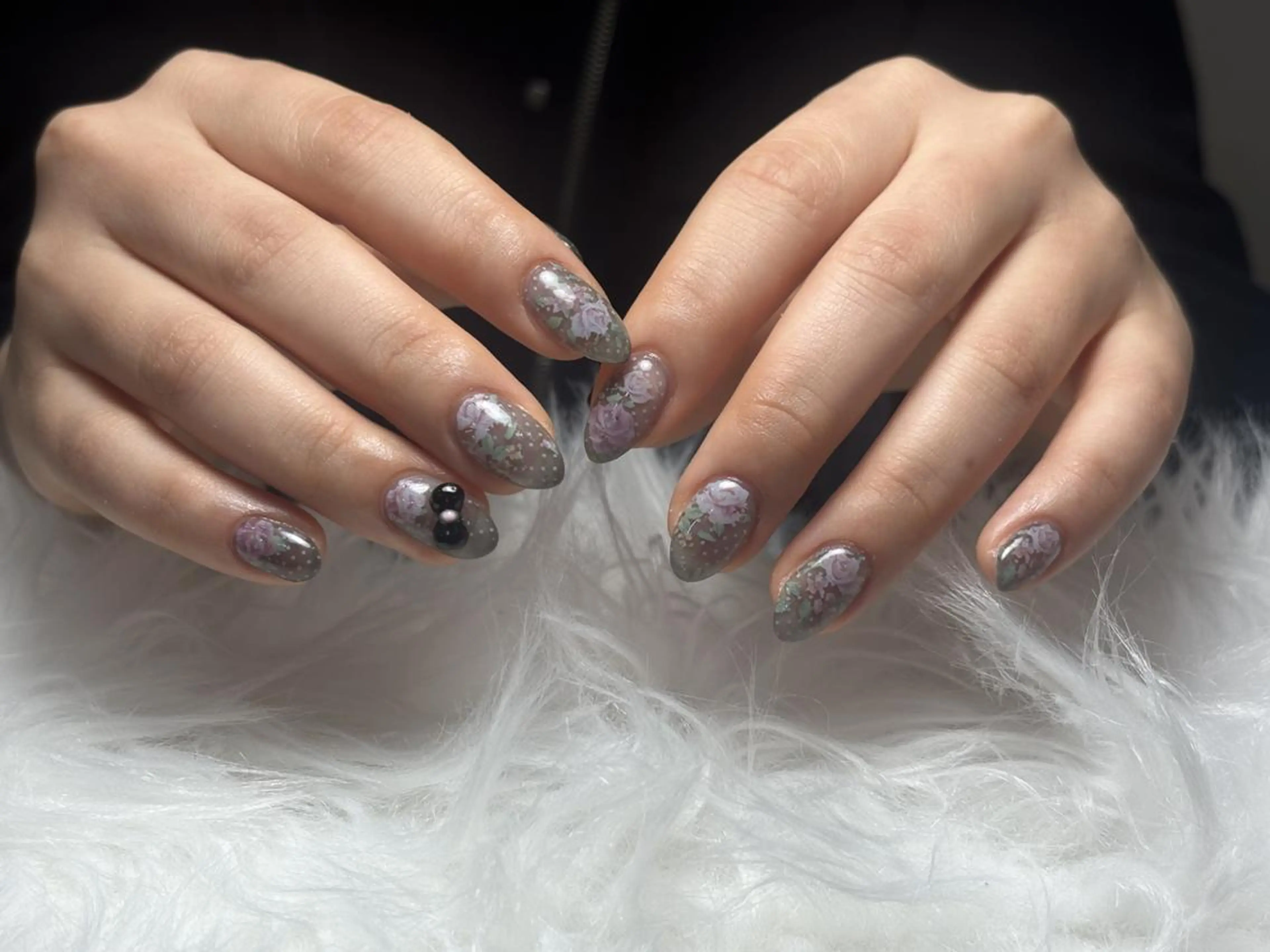 ネイル 長さ出し グラデーション 卒業式 キラキラネイル マグネットネイル Emi🌸Belle Nail Salonのネイルデザイン