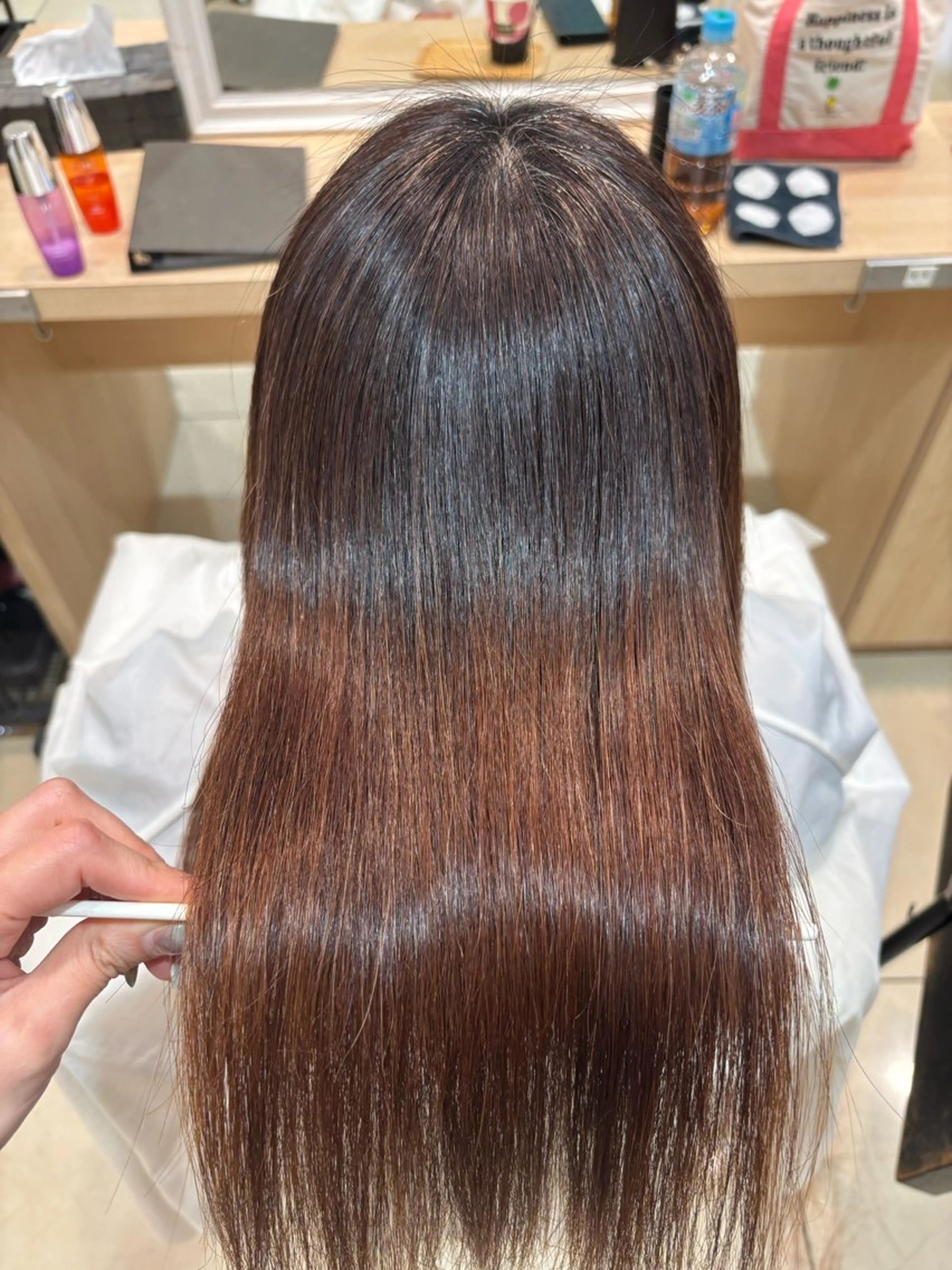 ロング カラー カット ヘアカラー 🌙Ash中目黒 坪内沙月🌙のヘアスタイル