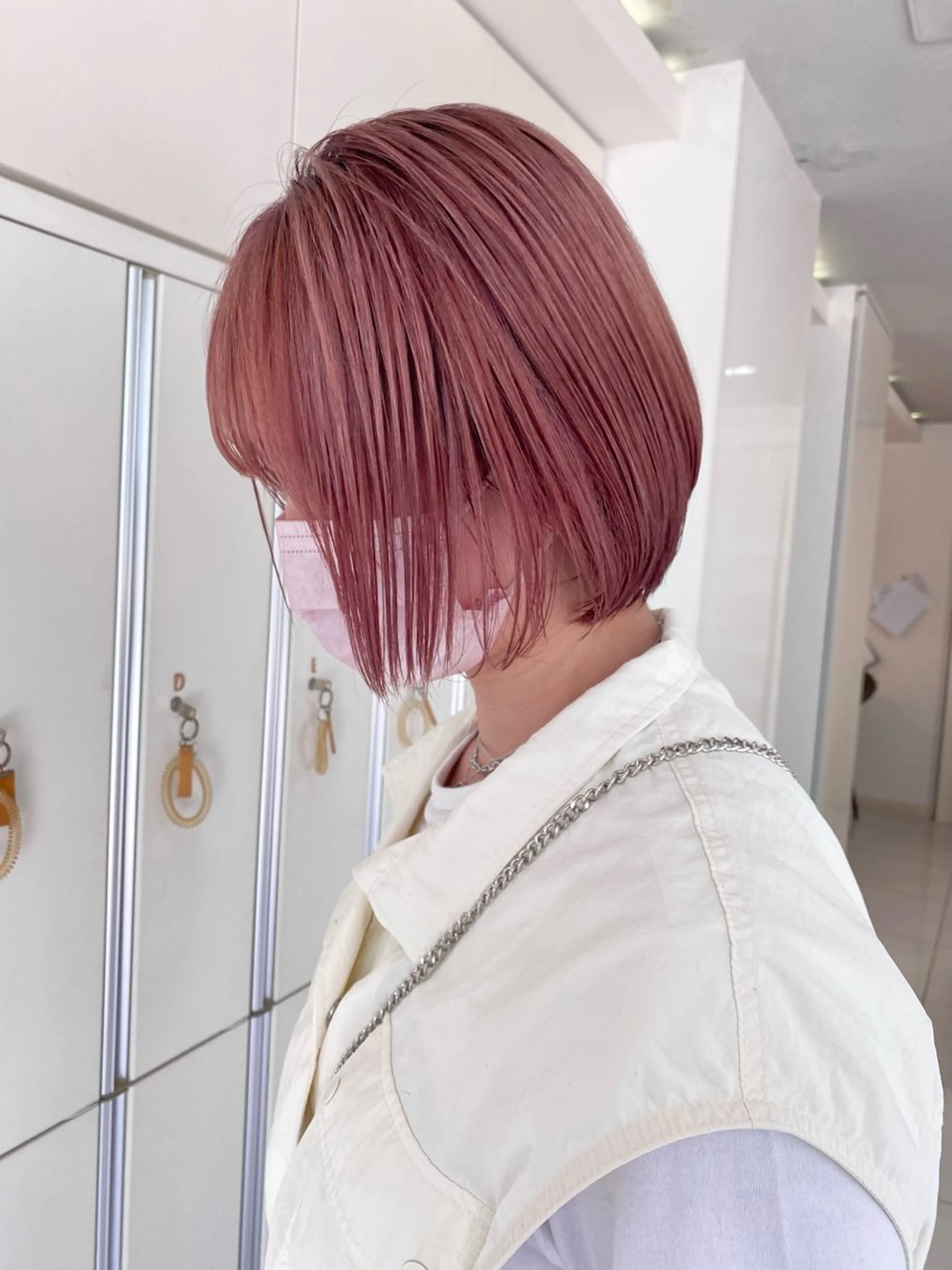 カラー ヘアカラー トリートメント rio/ボブ /ブリーチカラー🫧のヘアスタイル