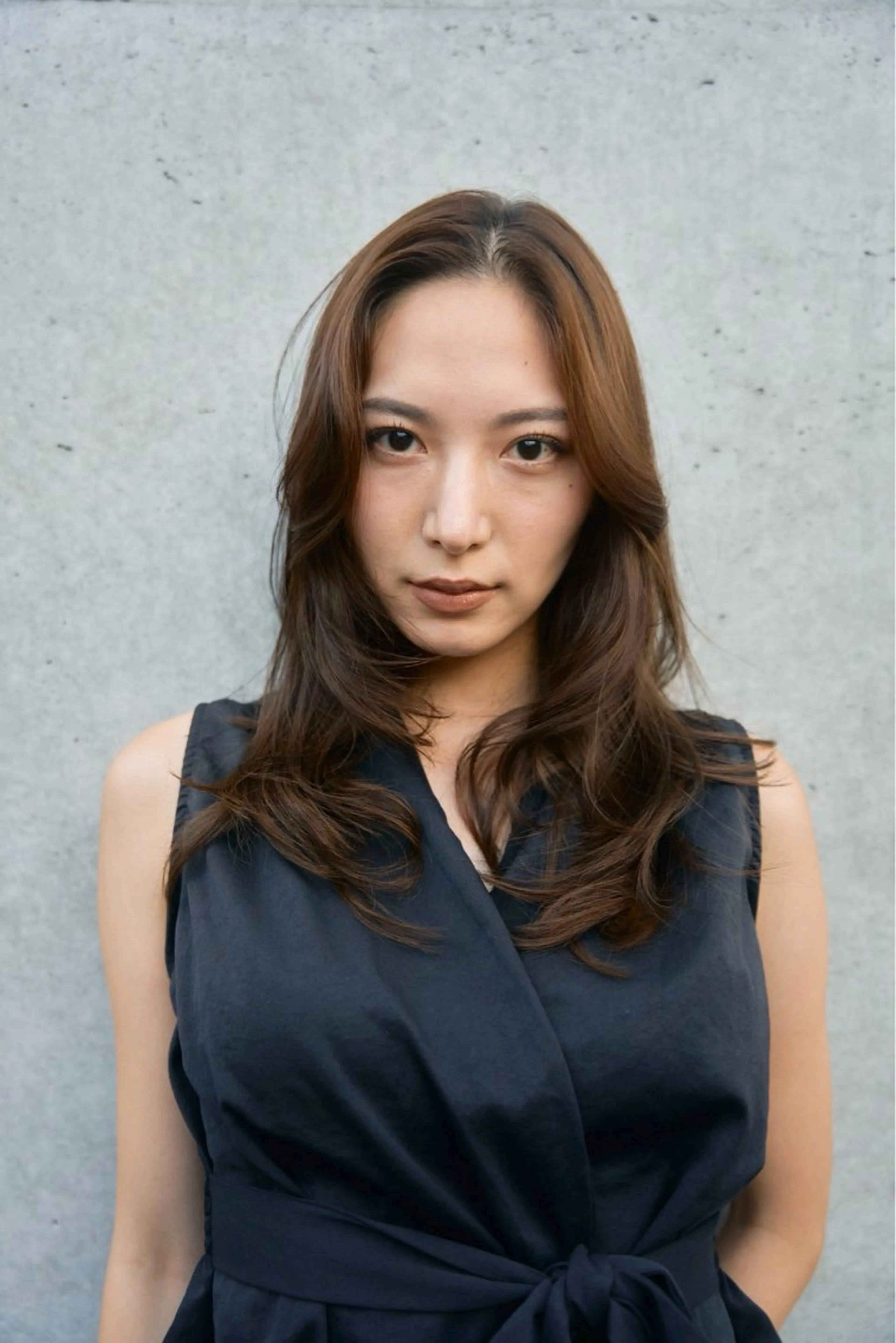 セミロング カラー カット ヘアカラー トリートメント レイヤー/柔色 カラー/SAkiのヘアスタイル