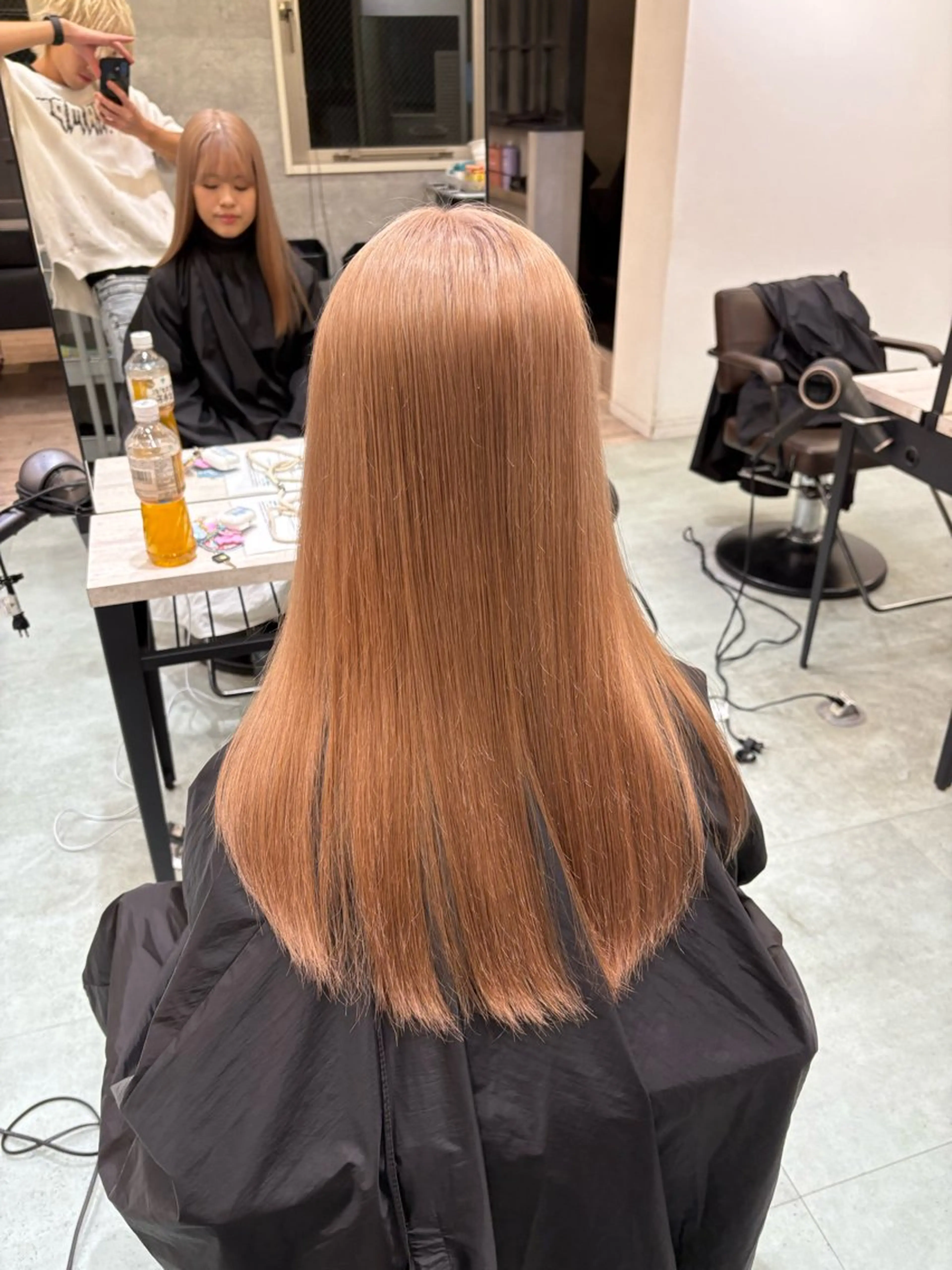 ブリーチリタッチ➕カラー➕3stepトリートメントの写真