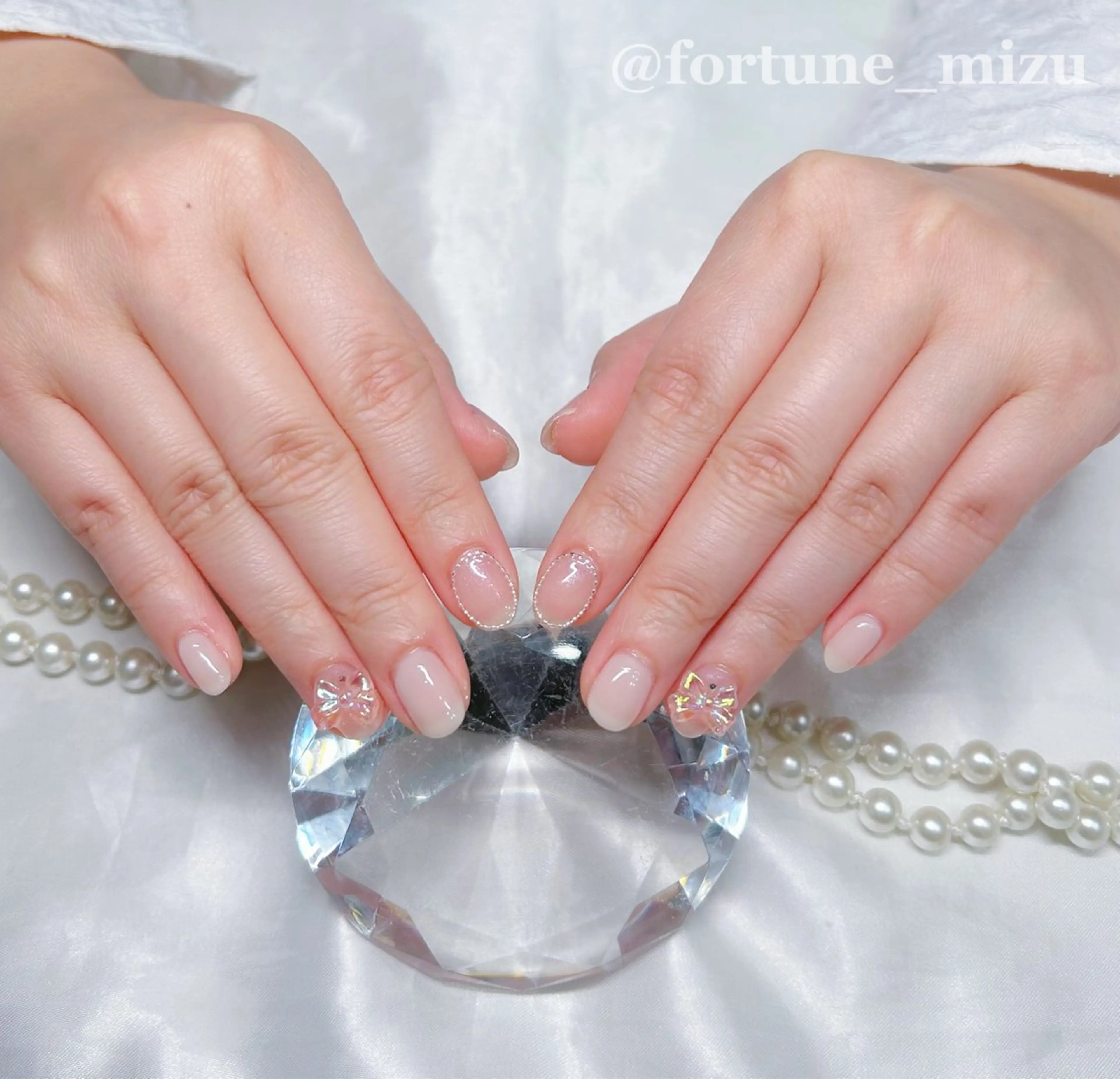 ネイル ハンドネイル 4/1空🍀 mizu 🍀のネイルデザイン