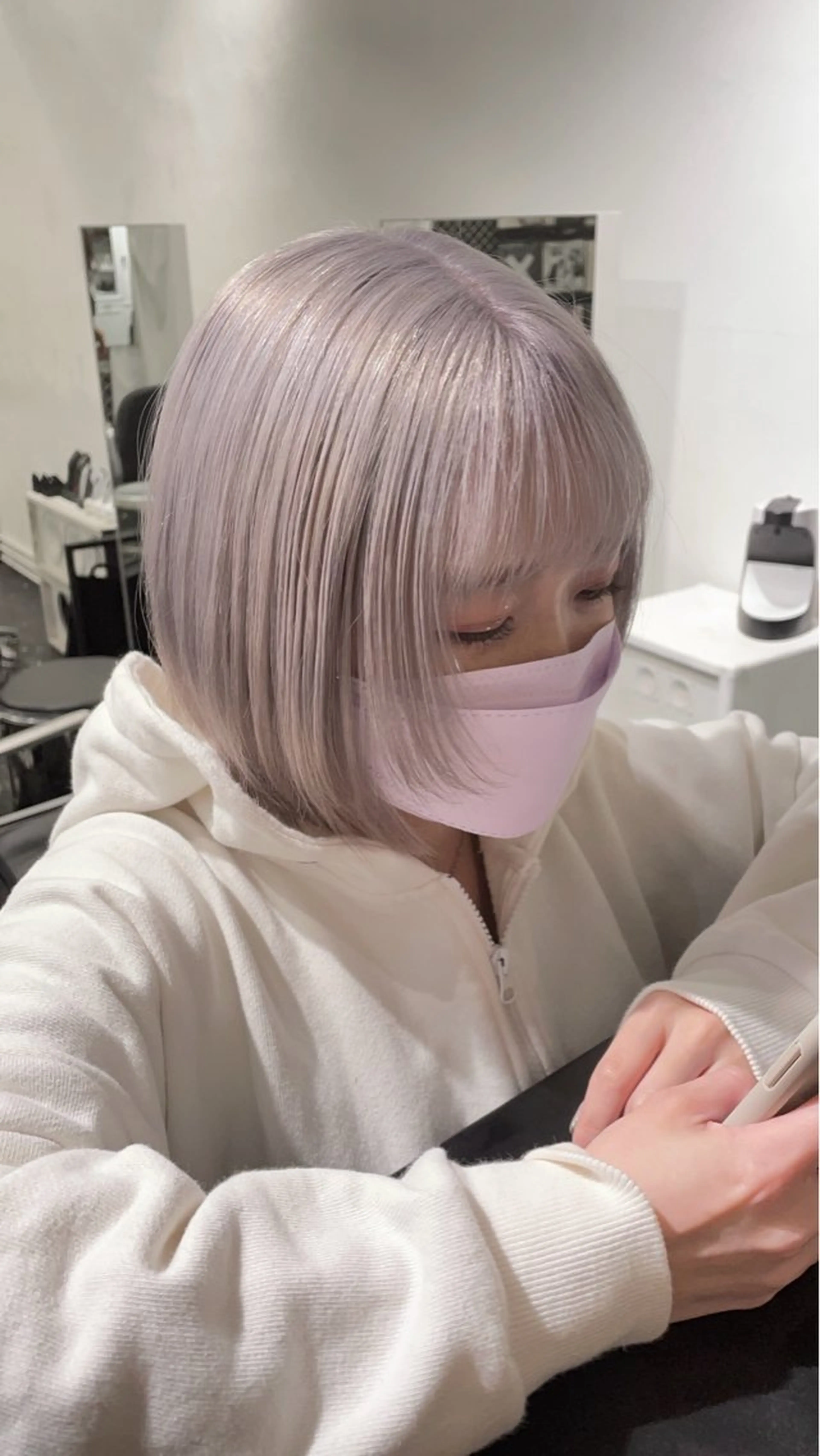 ミディアム ヘアカラー トリートメント メンズカット/ スパイキーショートのヘアスタイル