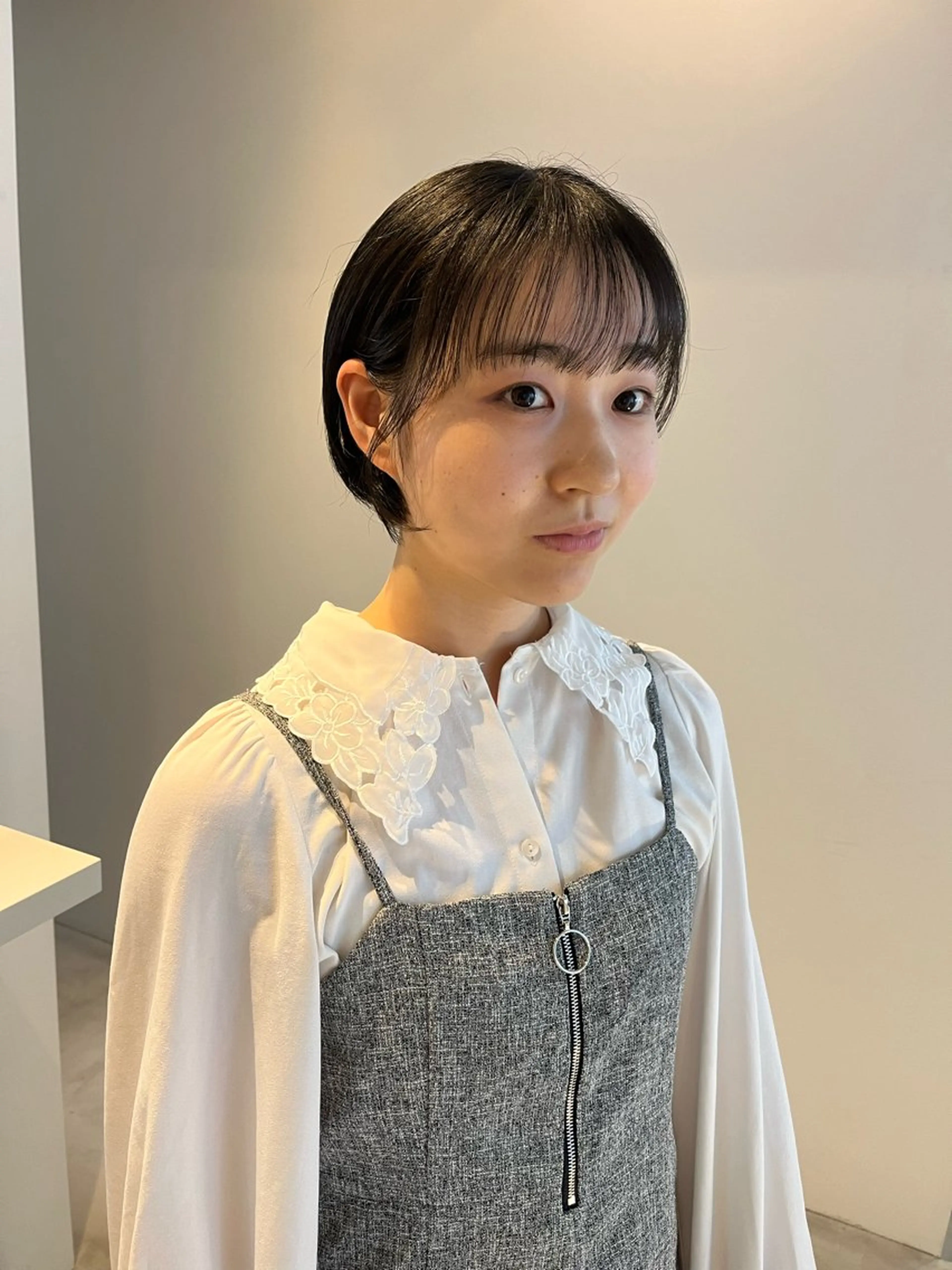 ショート ボブ ALLYS 渋谷店所属・最高級の艶のある カラーmei🎨のヘアスタイル