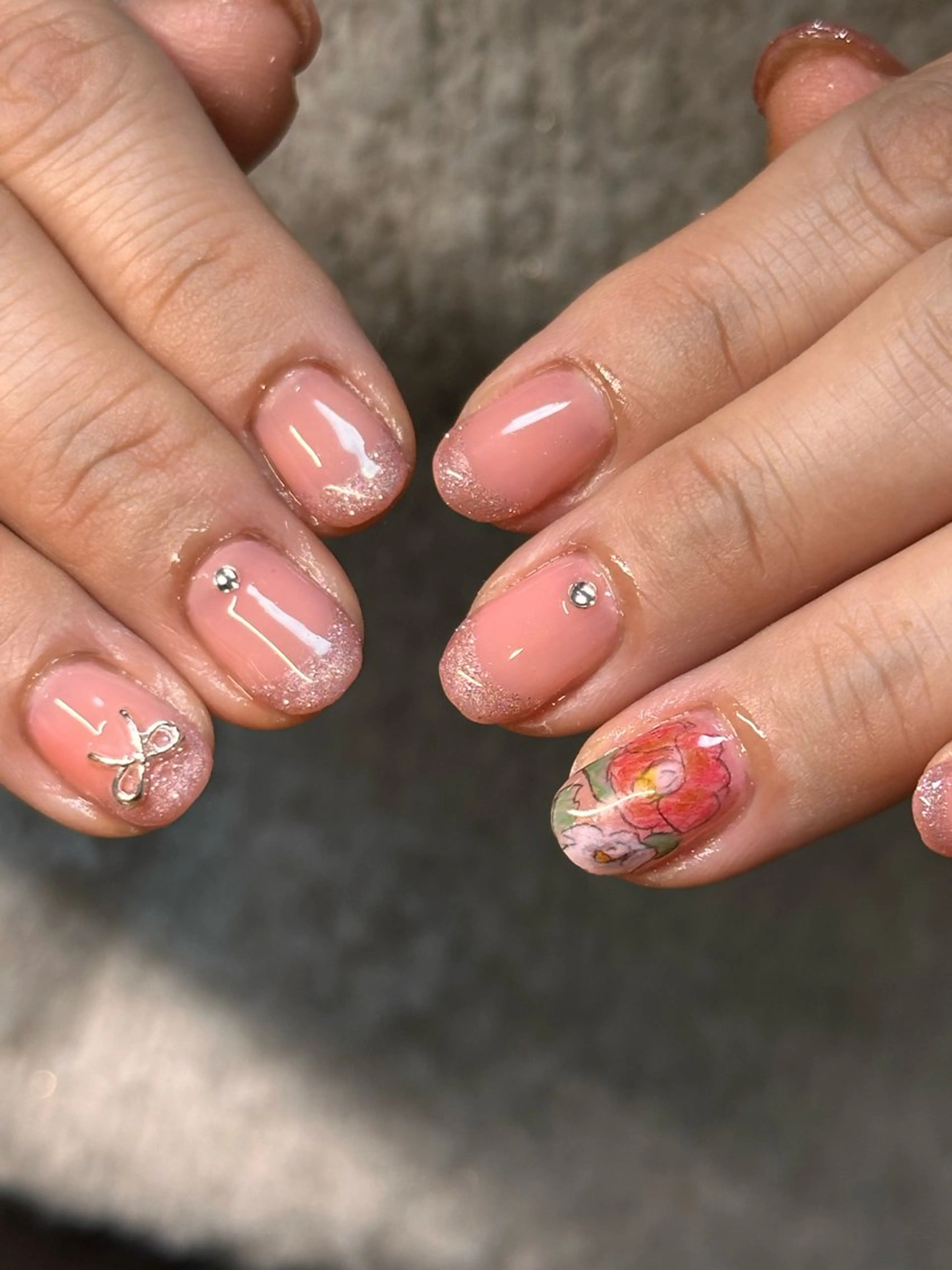 ネイル アートネイル フレンチネイル ハンドネイル つめピリカ所属・つめピリカ きさらのネイルデザイン