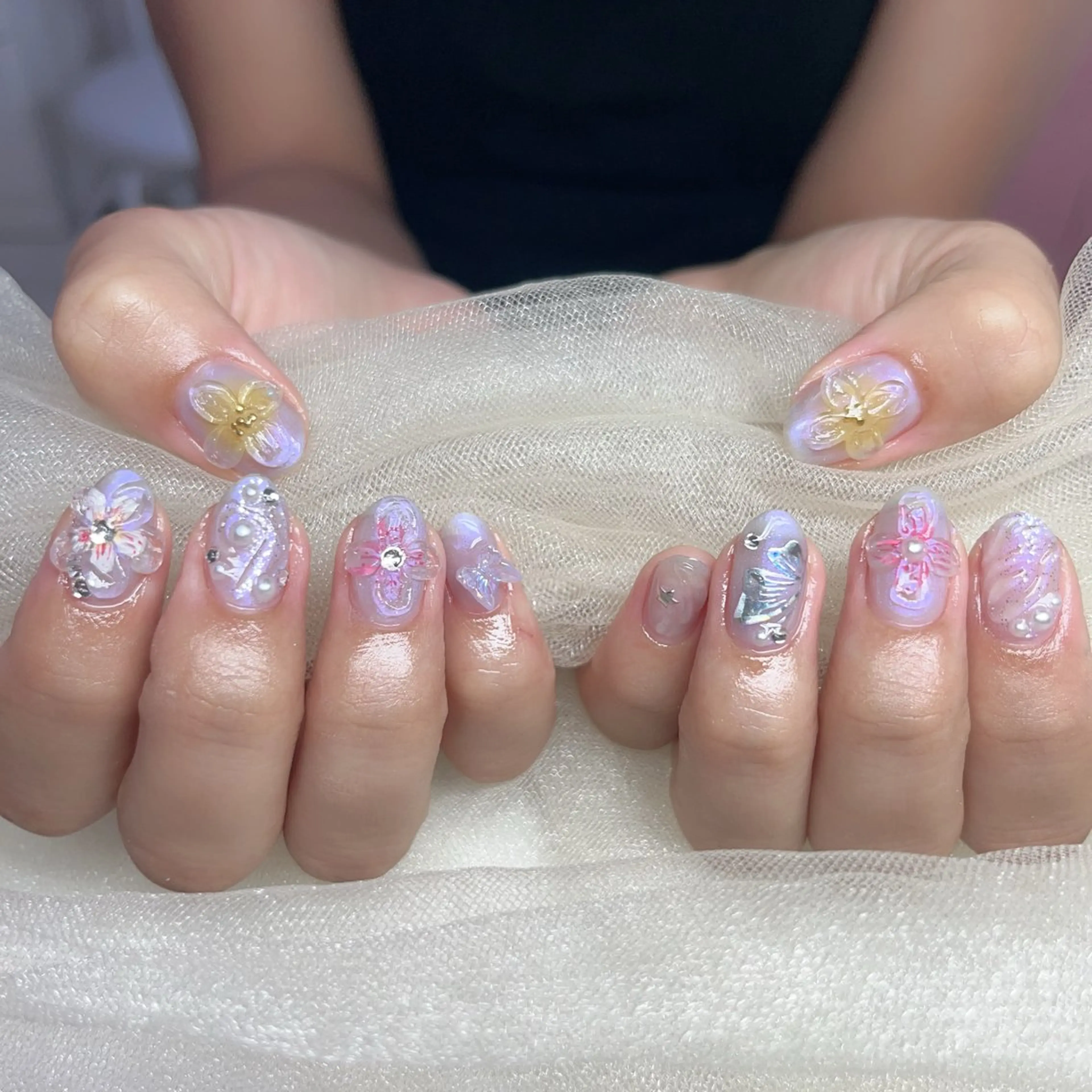 🦋ハンド*✰120分持ち込みデザイン/アートし放題/新規オフありの写真