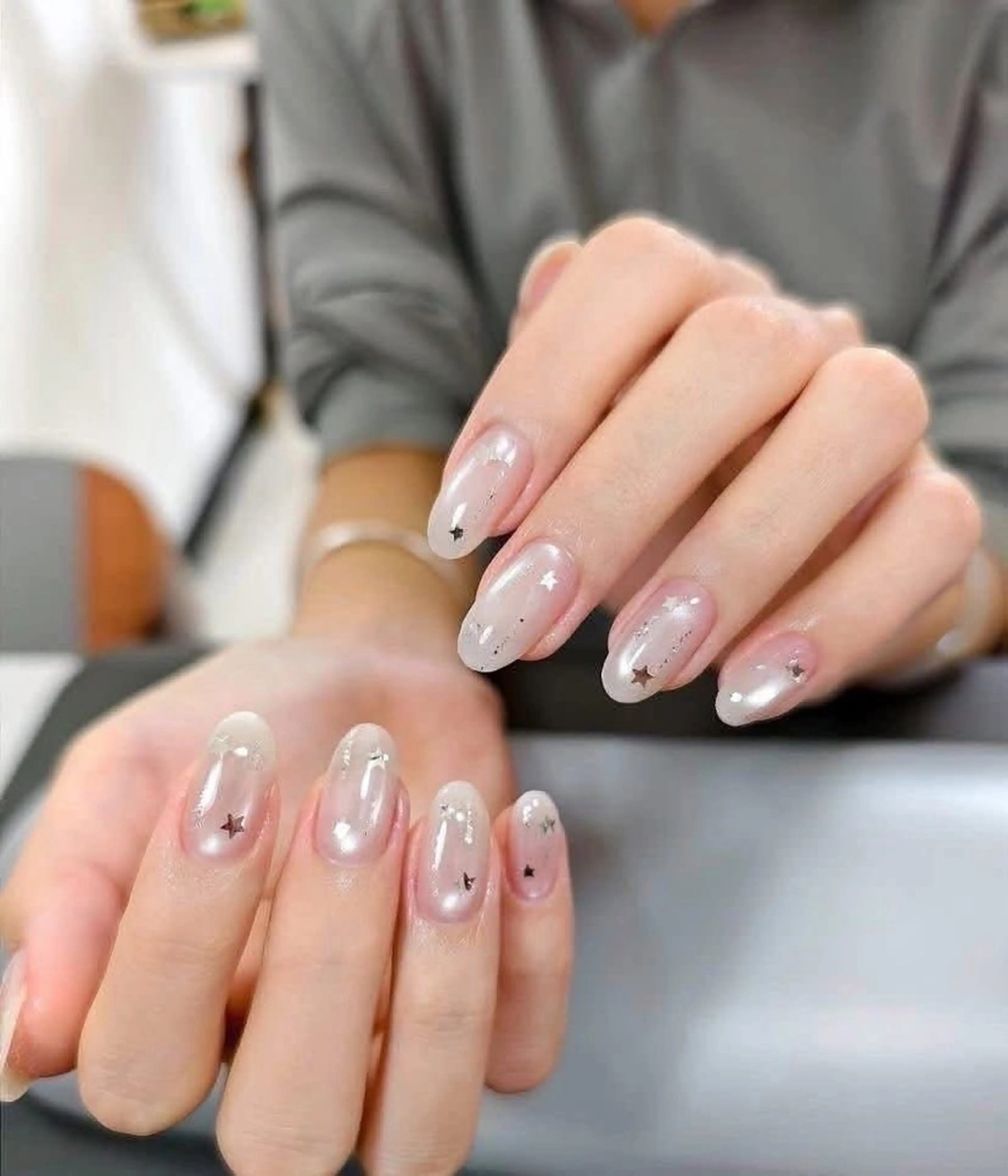 ネイル チークネイル フットネイル フレンチネイル グラデーション 韓国ネイル Yuki nail staffのネイルデザイン