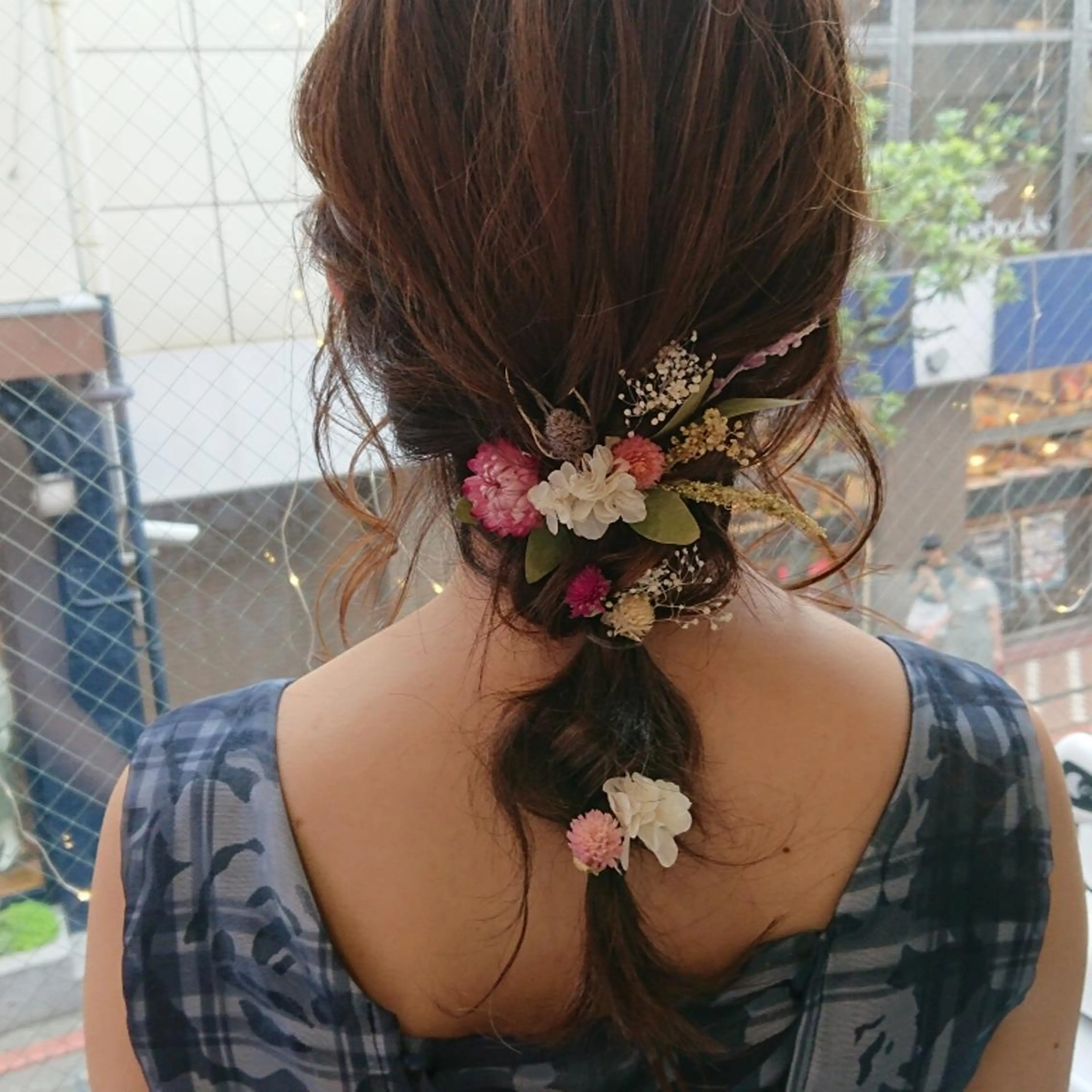 セミロング ヘアアレンジ ナカシマ  アユミのヘアスタイル