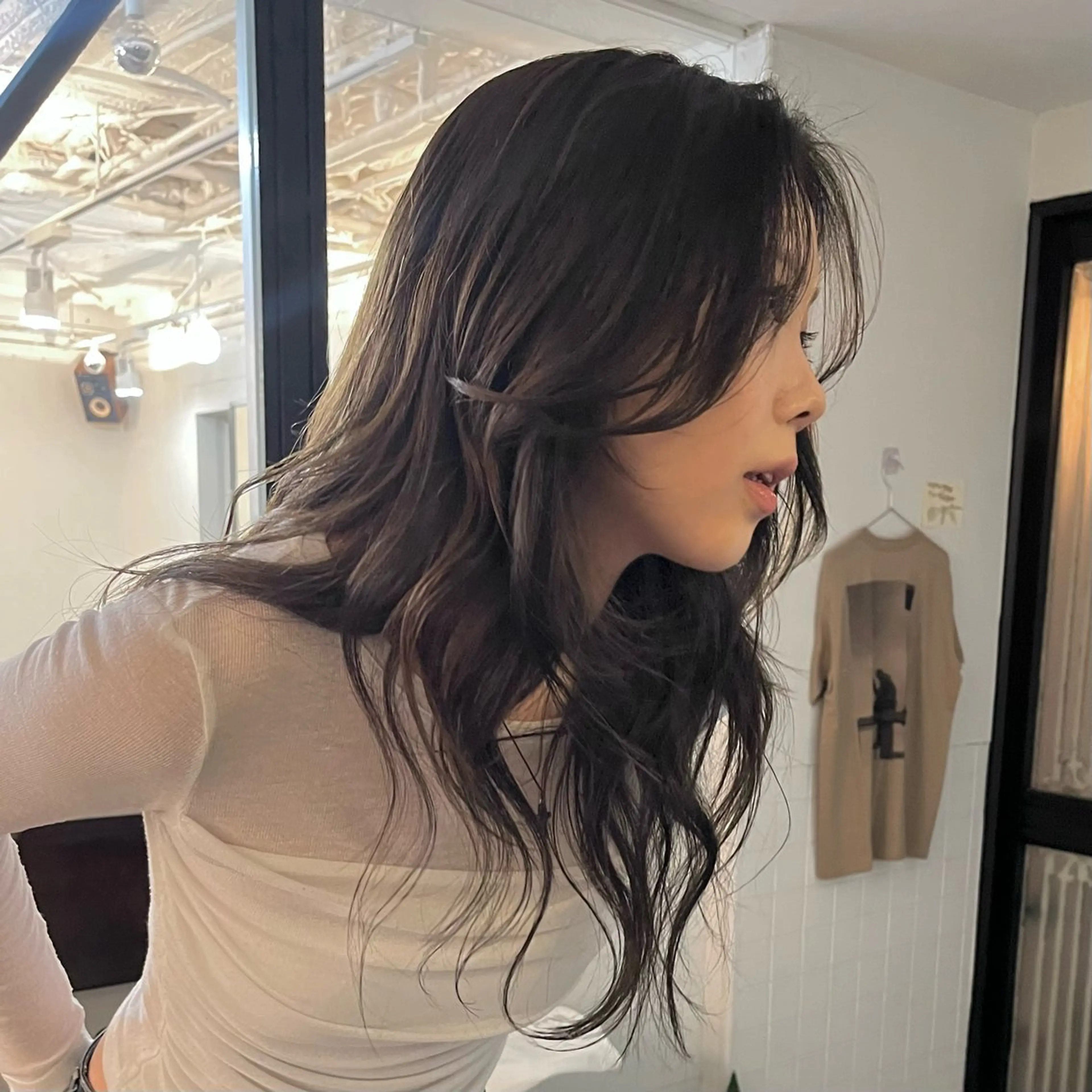 ロング カット ヘアカラー ブリーチなし/透明感 /ショート/大世のヘアスタイル