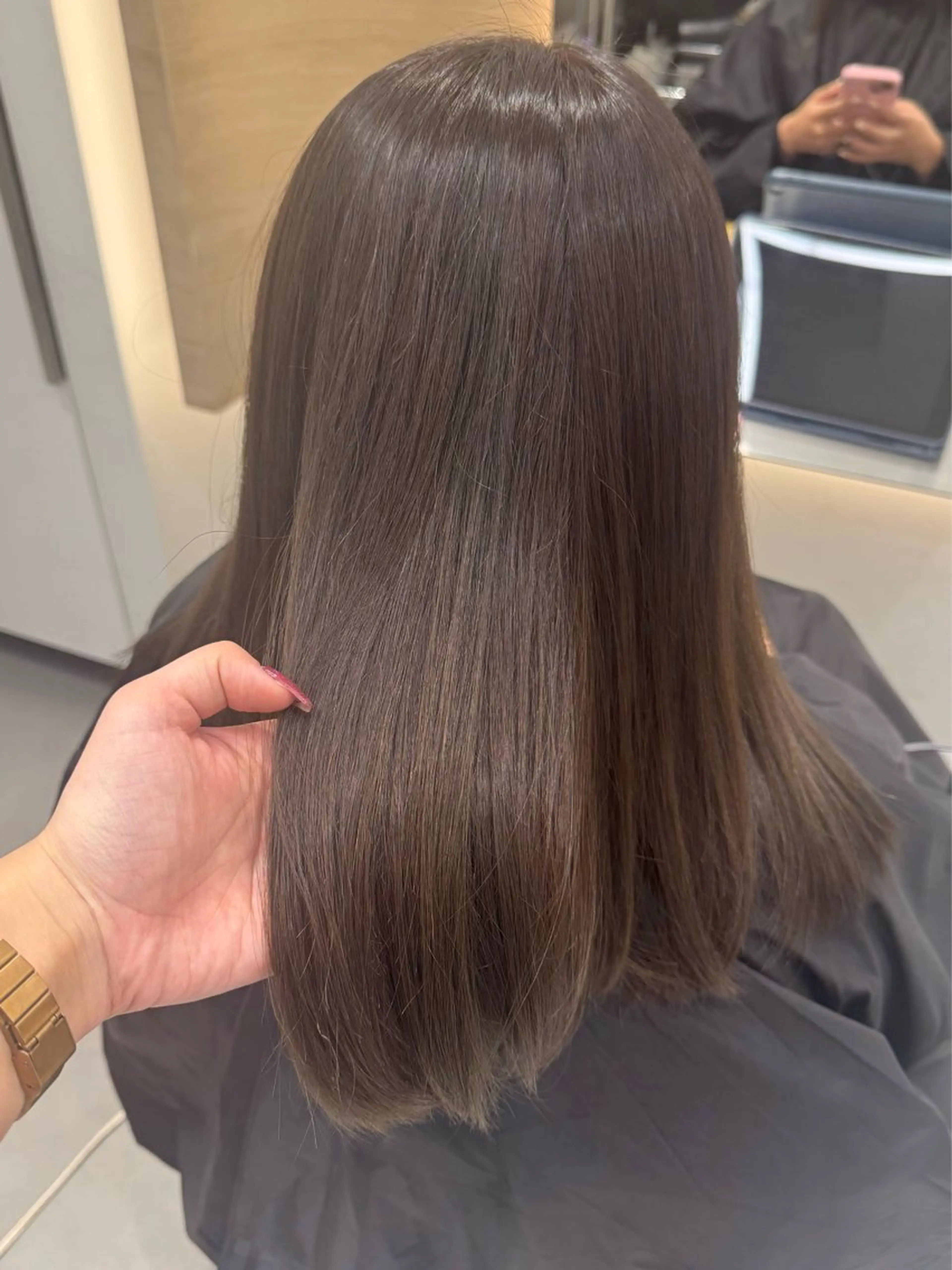 カラー カット ヘアカラー ナカバチ ユイ🌼 Rizm greenのヘアスタイル