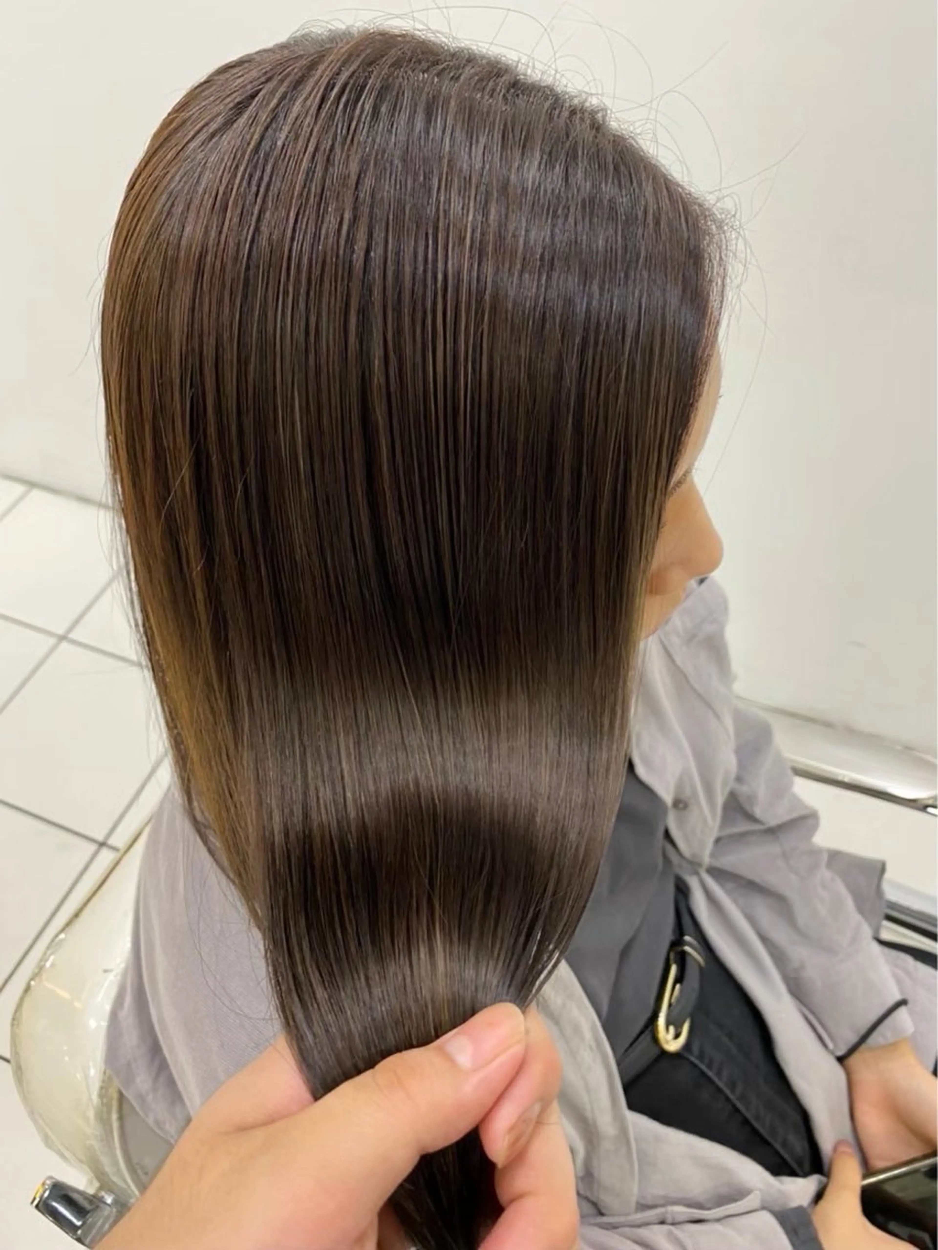 ヘアカラー トリートメント 🫧モデル募集中🫧 吉田陽菜のヘアスタイル