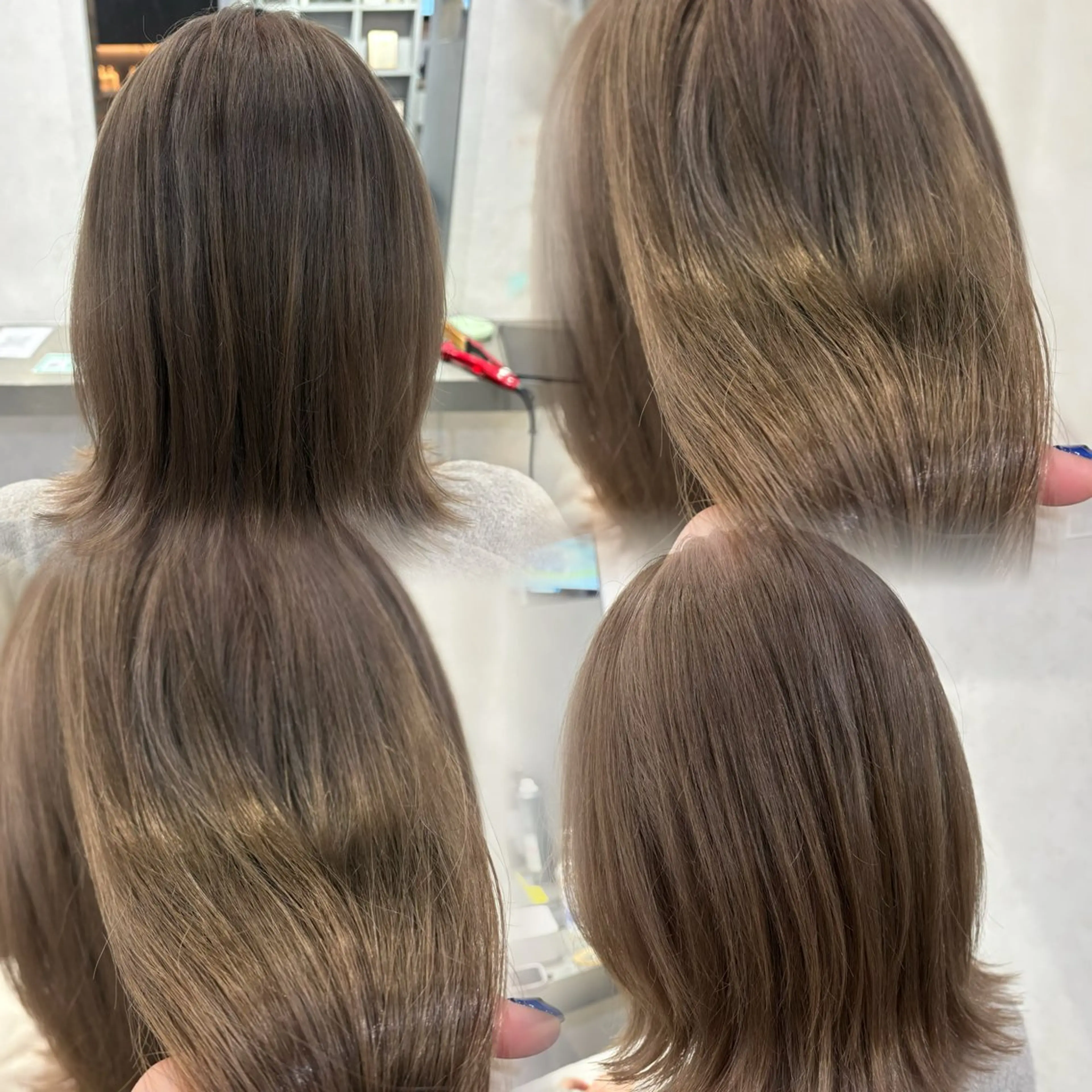 ミディアム カラー ヘアカラー トリートメント 韓国透明感🇰🇷 SAKURAのヘアスタイル