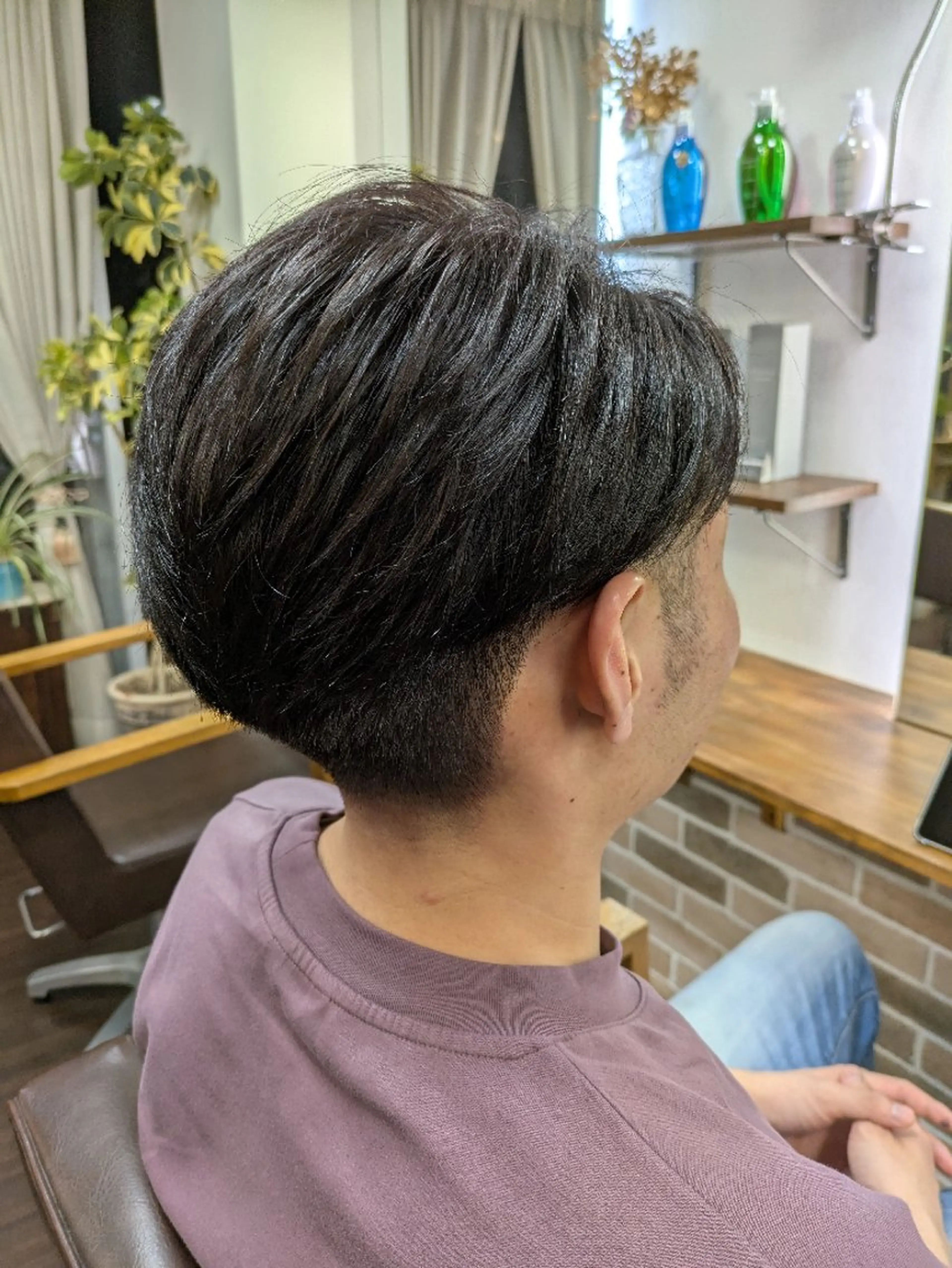 ショート メンズ ツーブロック カット パーマ VIS-a-Vis 本蓮沼店所属・タカマツ アユムのヘアスタイル