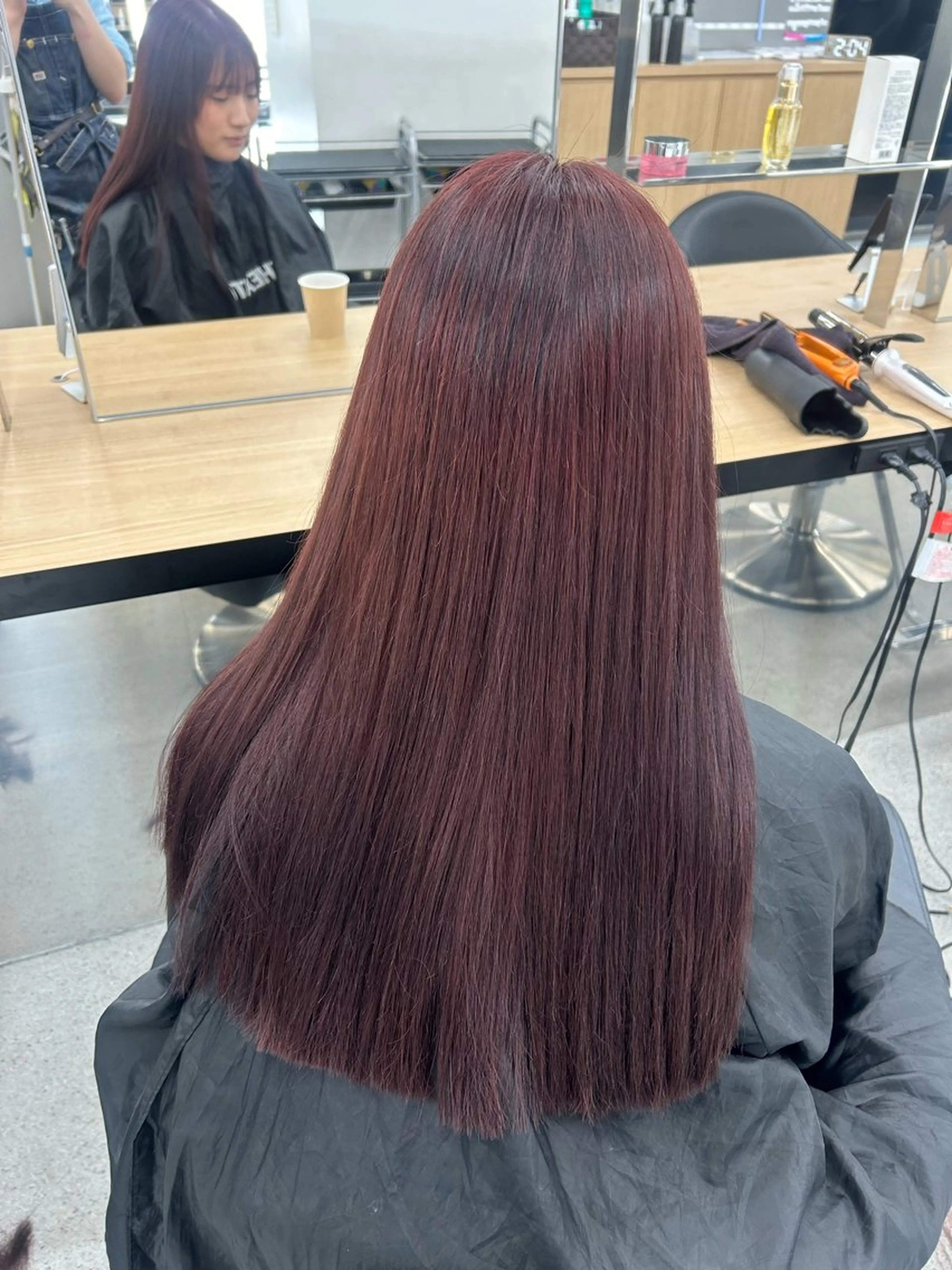 ロング カラー 愛結 暖色カラー🎀🩰のヘアスタイル