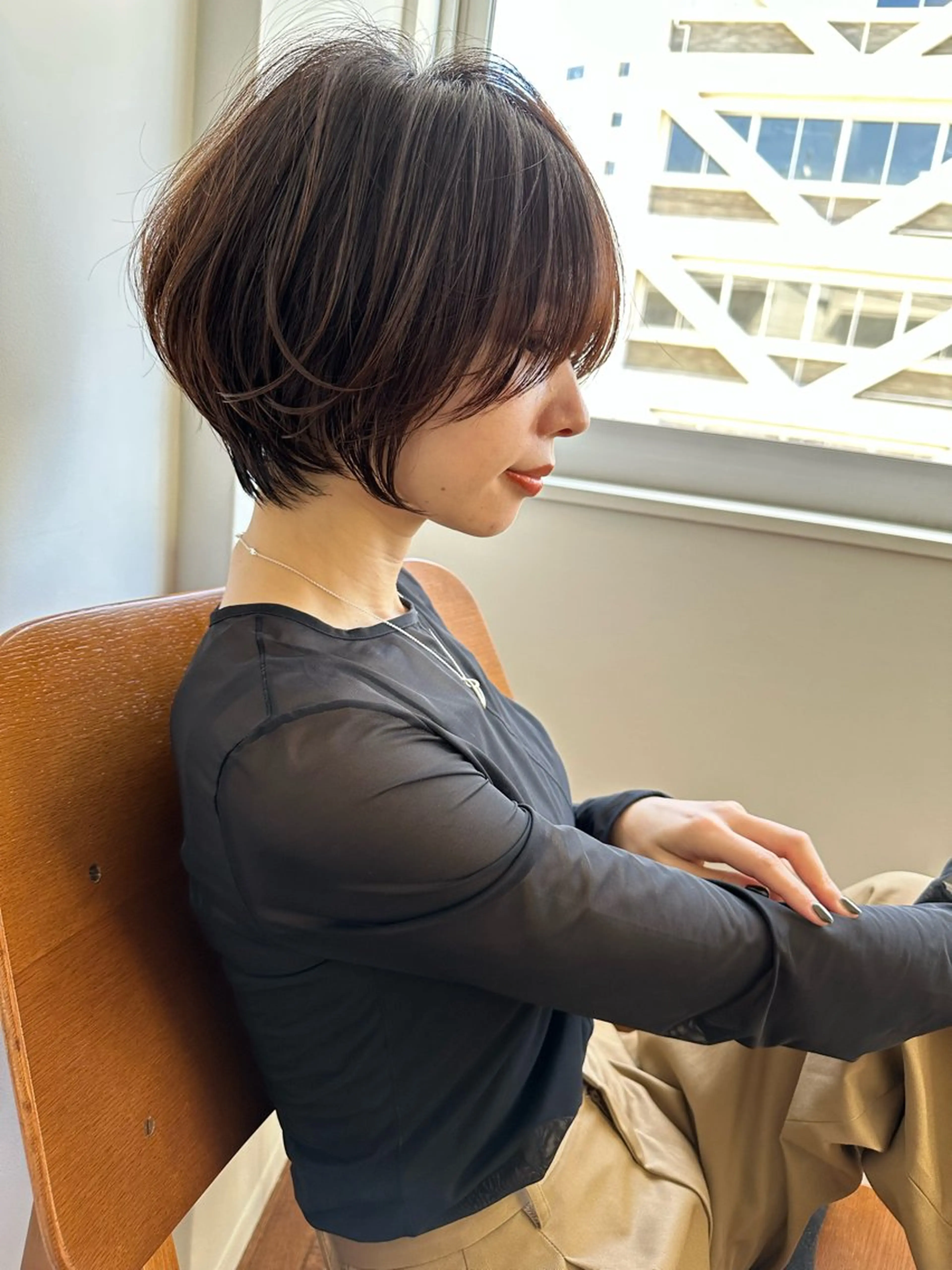 ショート カラー パーマ ヘアアレンジ 【くせ毛解消】縮毛 髪質改善✨たくみ✨のヘアスタイル