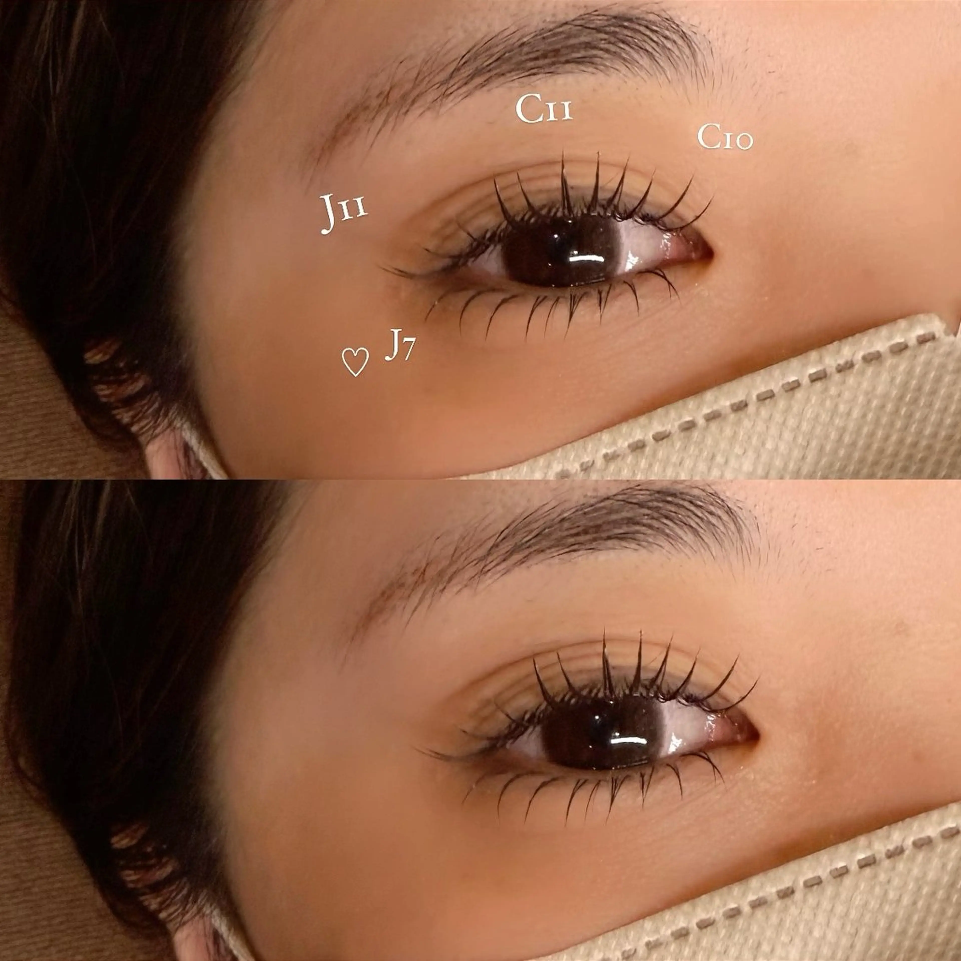 マツエク・マツパ 下まつげエクステ マツエク EYELA甲府昭和♡ adachiのマツエク・マツパデザイン