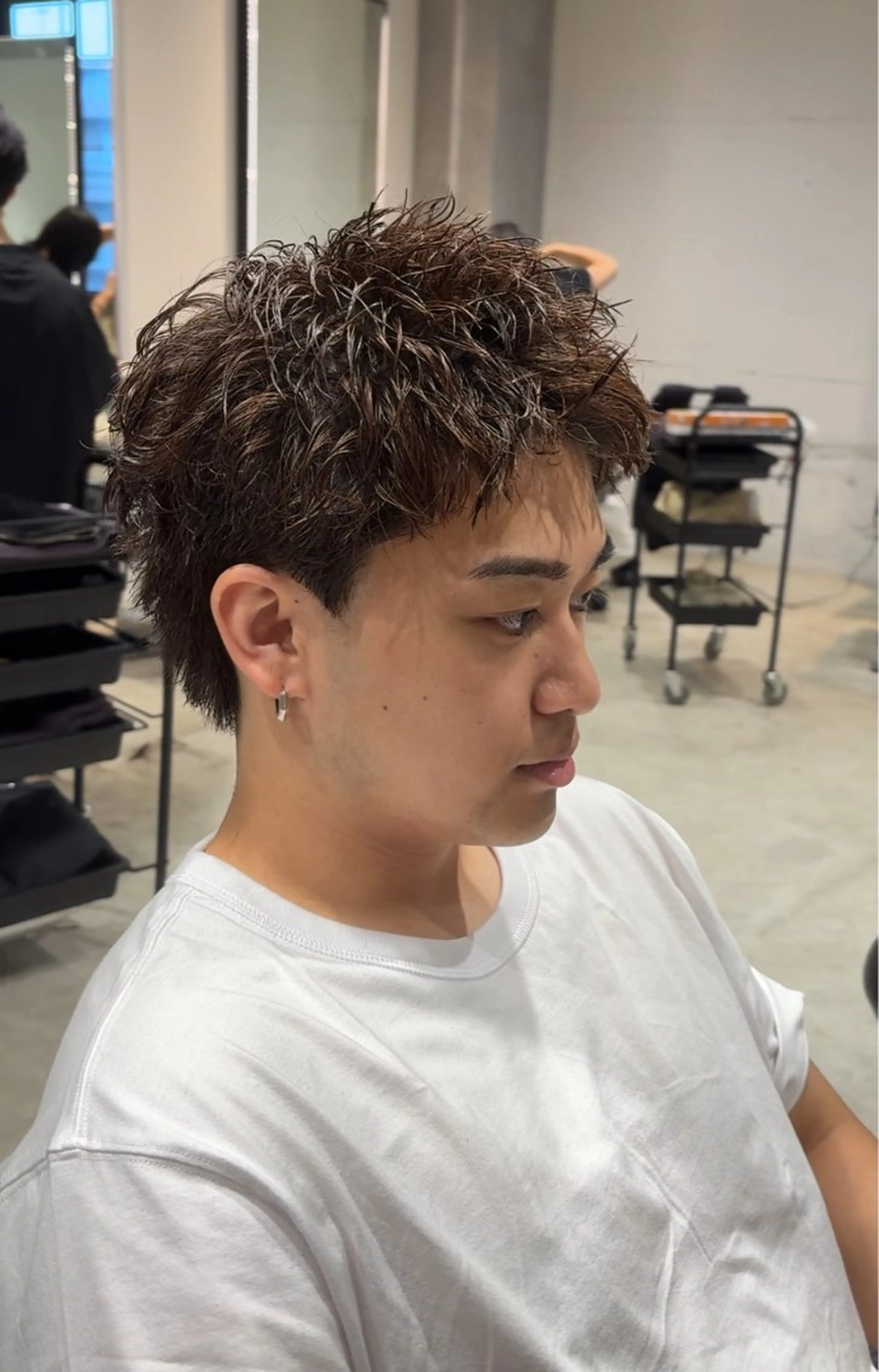 パーマ メンズ メンズカット松戸/韓 国/メンズパーマ航太のヘアスタイル