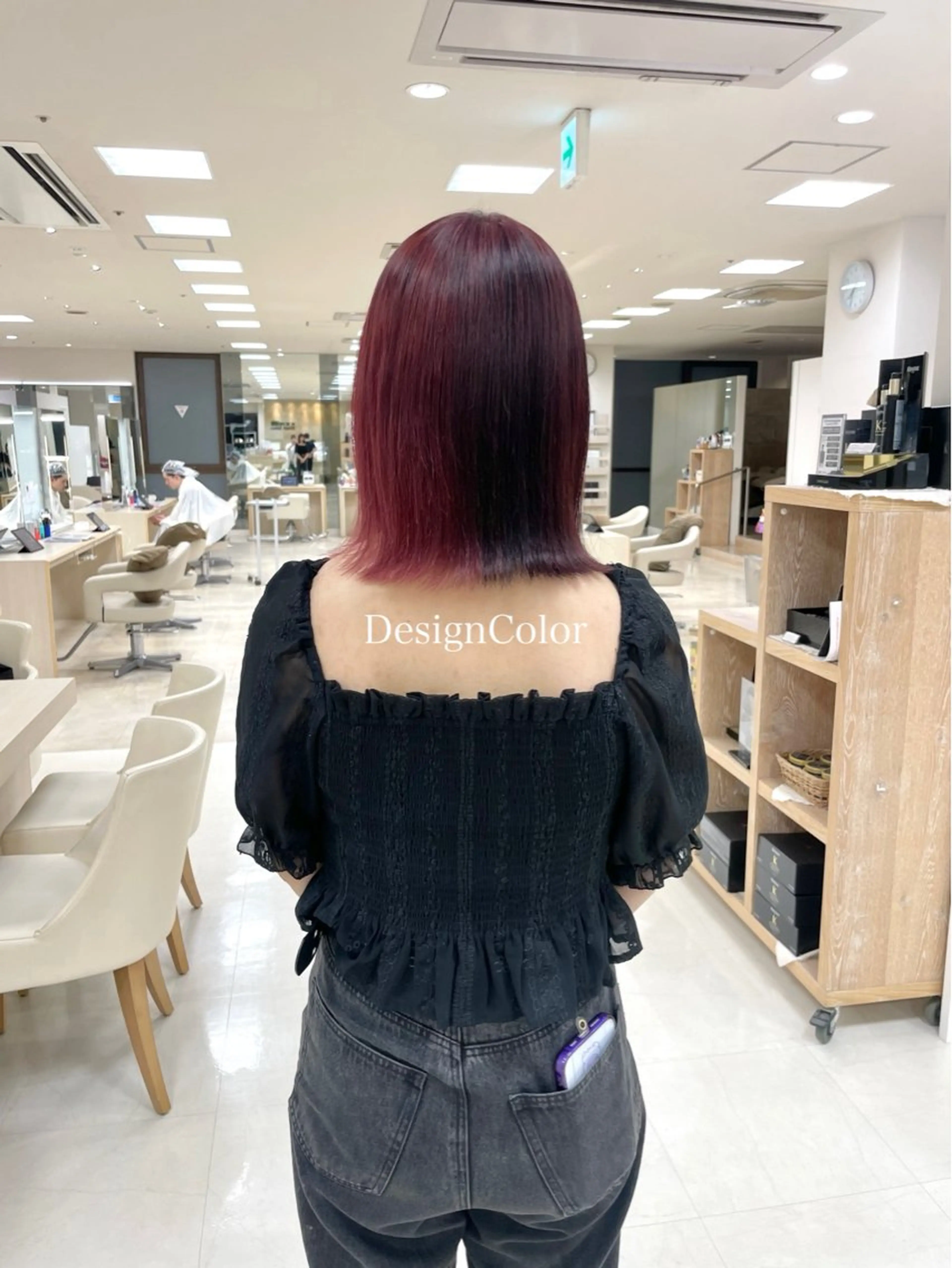 ミディアム カラー ヘアアレンジ 🍒KIKUCHI KANAE🍒のヘアスタイル