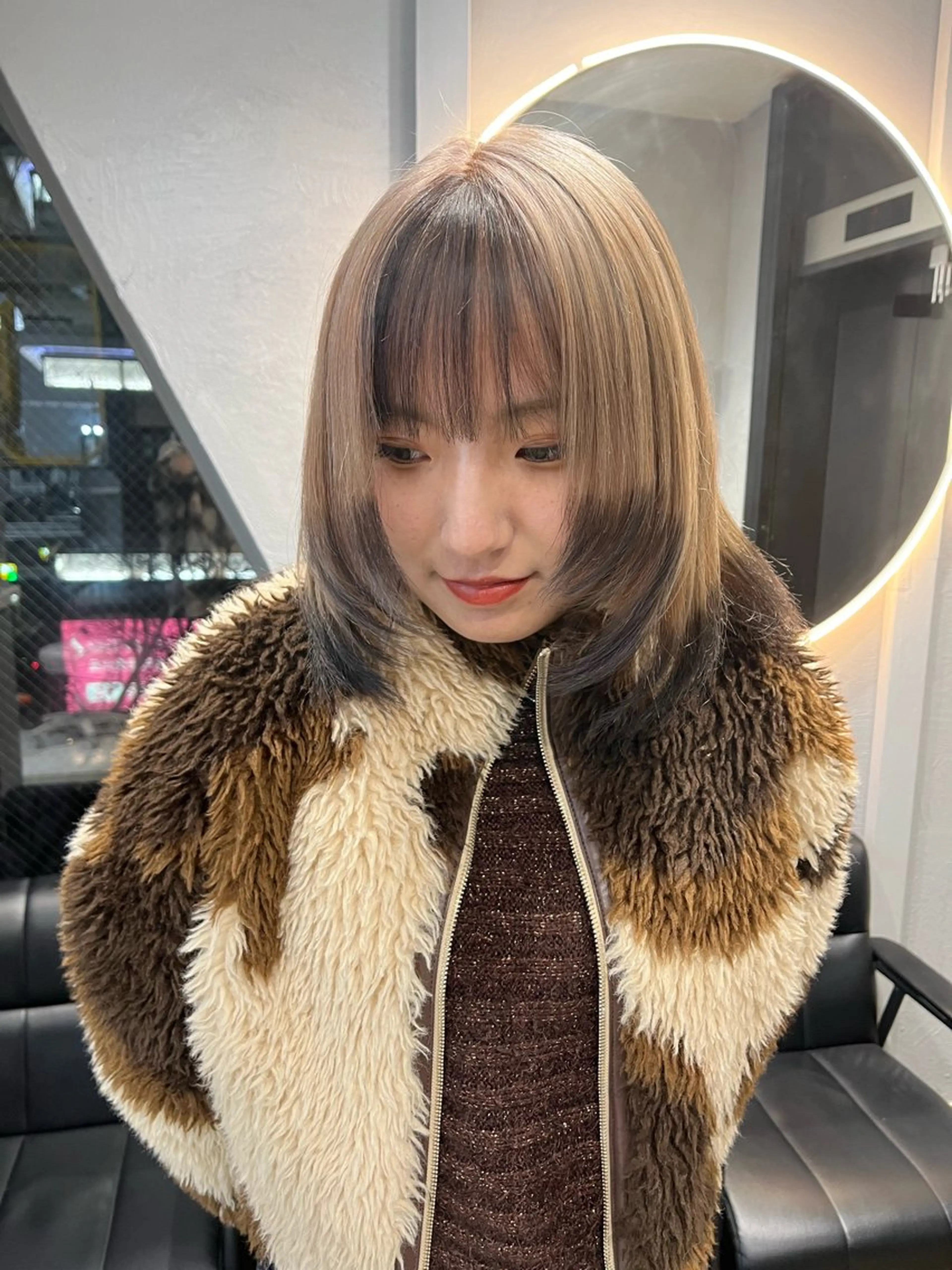 カラー dao/ミルクティー /ブラウン/ブロンドのヘアスタイル