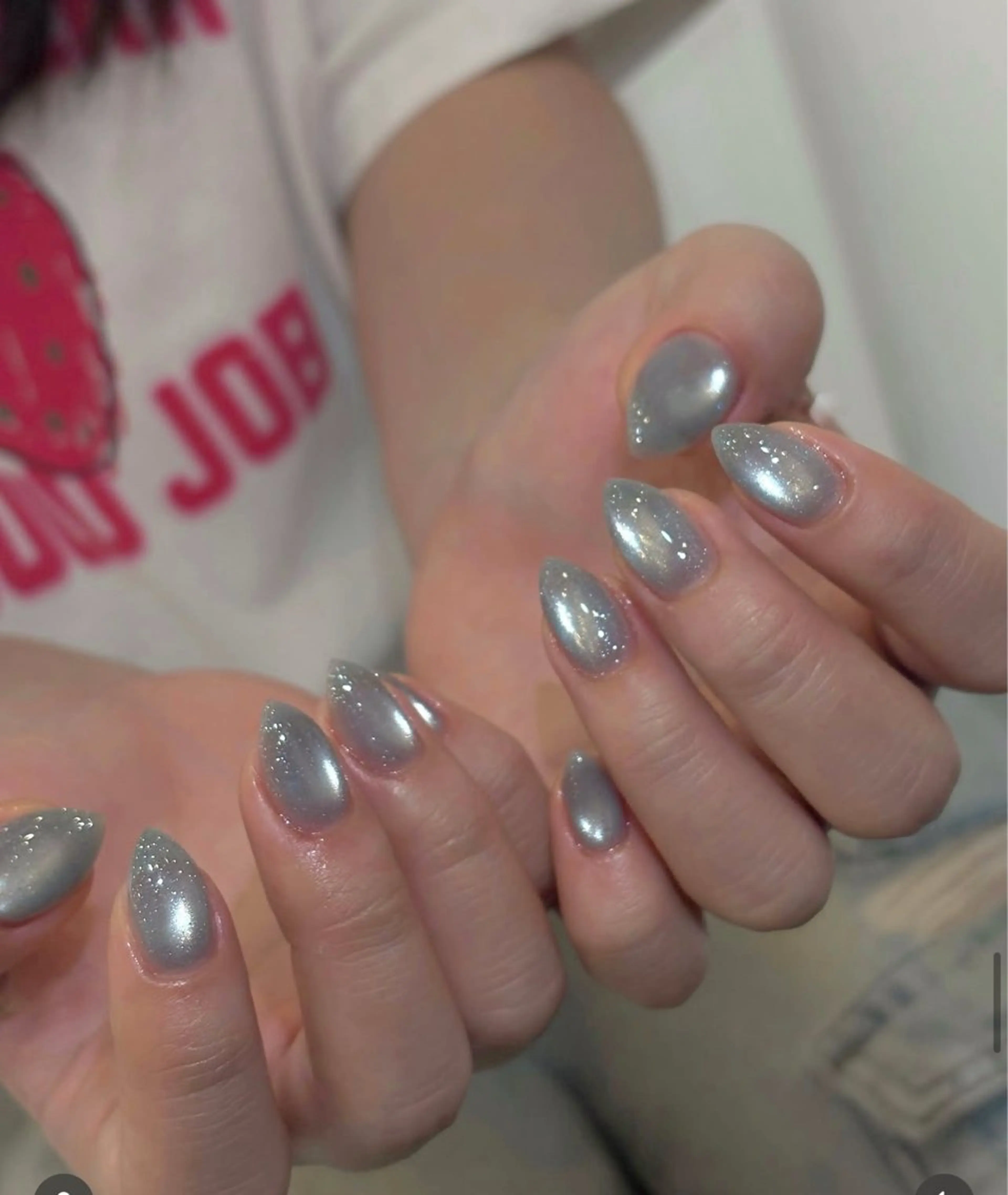 ネイル マグネットネイル ハンドネイル sora ❄️のネイルデザイン