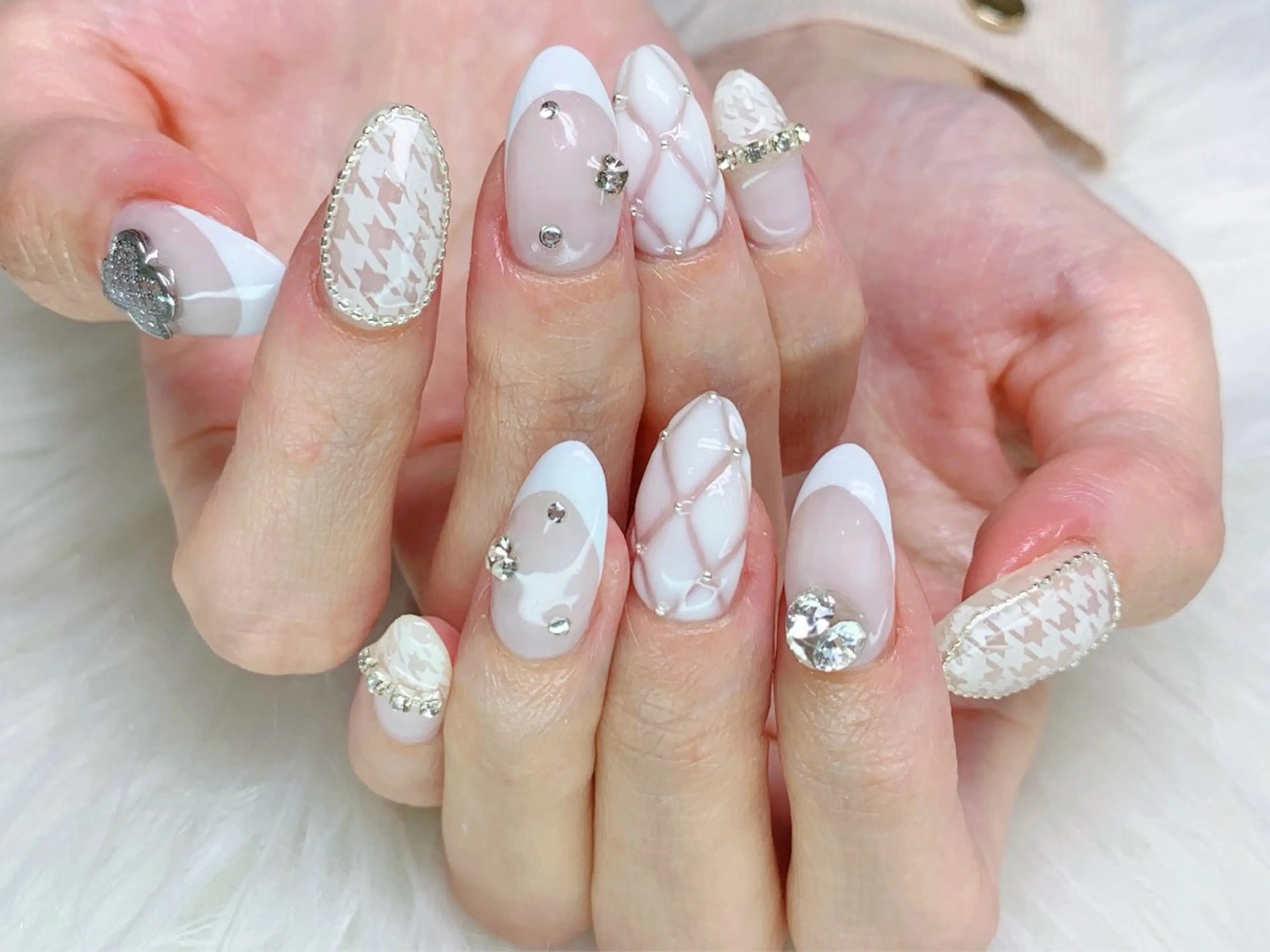 ネイル 韓国ネイル ロングネイル 春ネイル ワンホンネイル 冬ネイル H'ami nail salon所属・ハミネイルサロン ハナのネイルデザイン