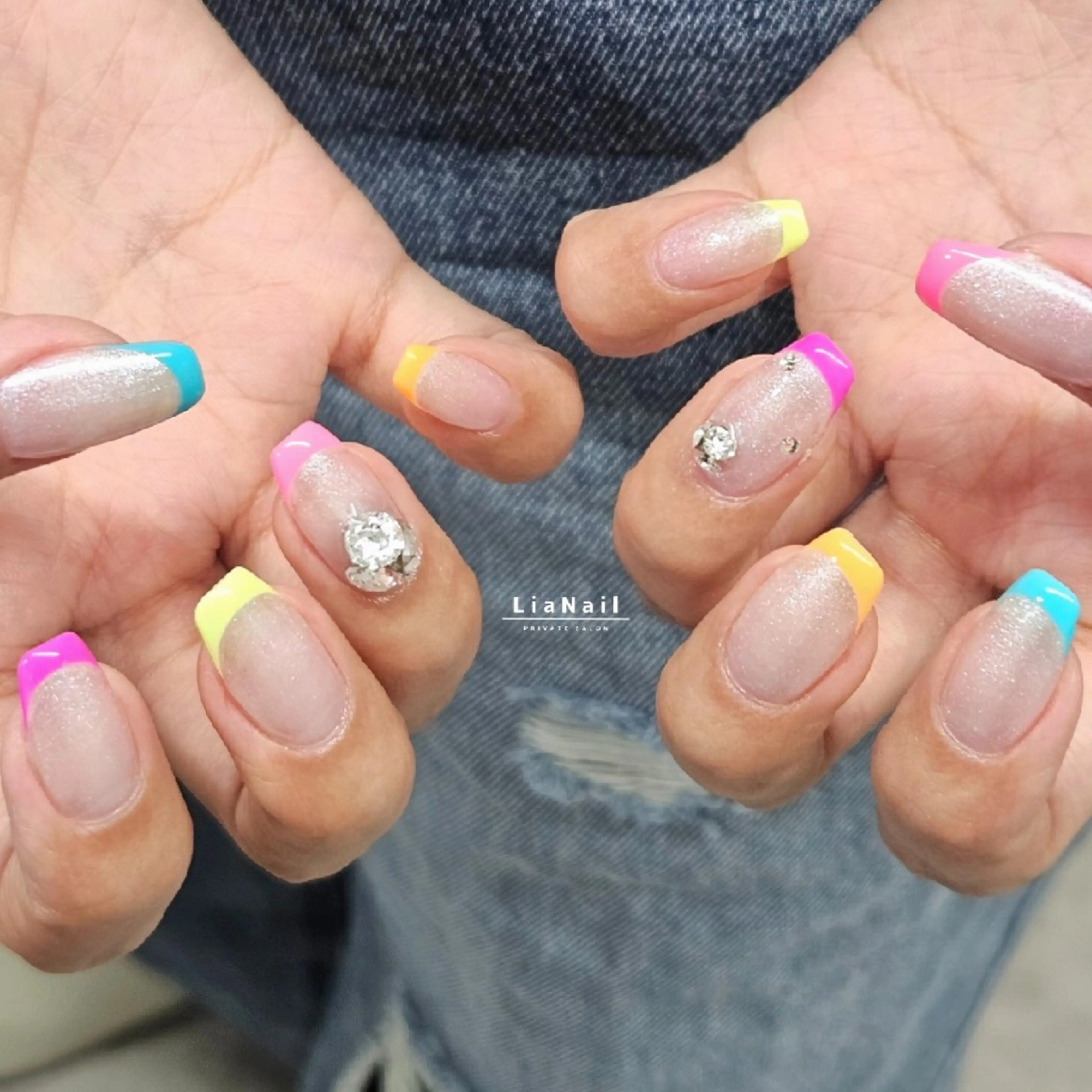 ネイル フレンチネイル ハンドネイル Lia Nailのネイルデザイン