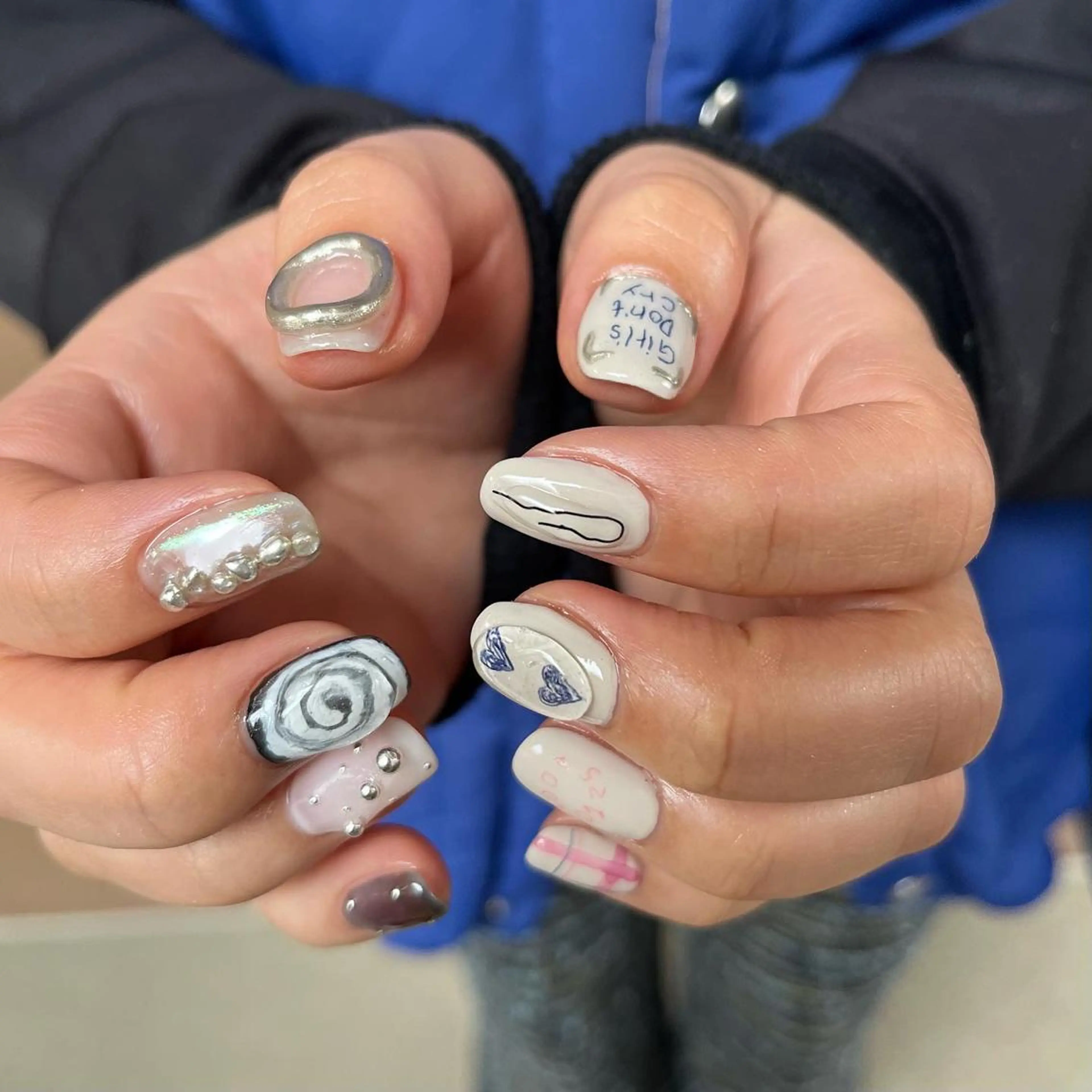 ネイル 持ち込み ハンドネイル nail salon O (en)所属・vegh. nail/阿波座のネイルデザイン