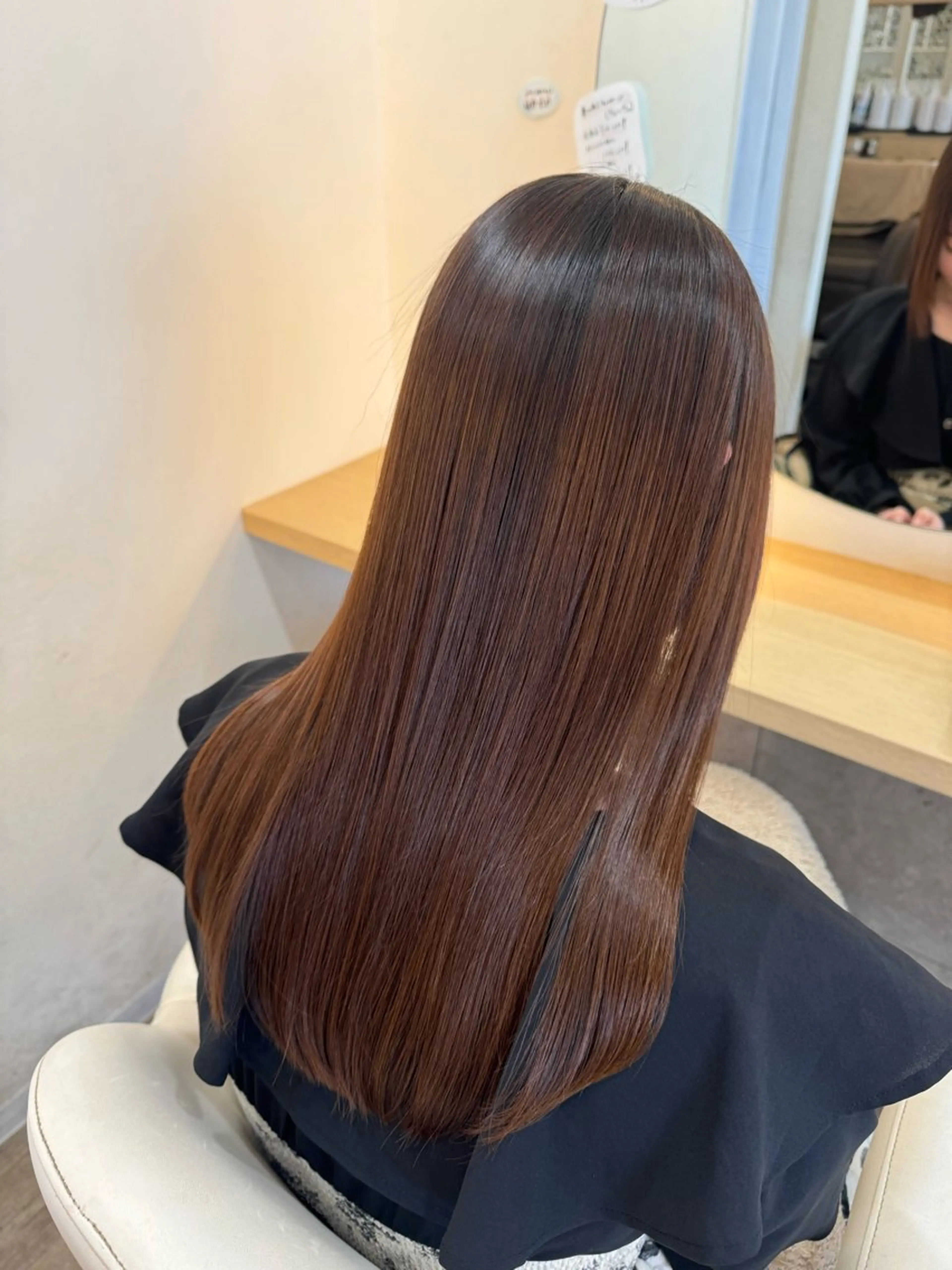 ロング トリートメント 縮毛矯正 中川 真帆のヘアスタイル