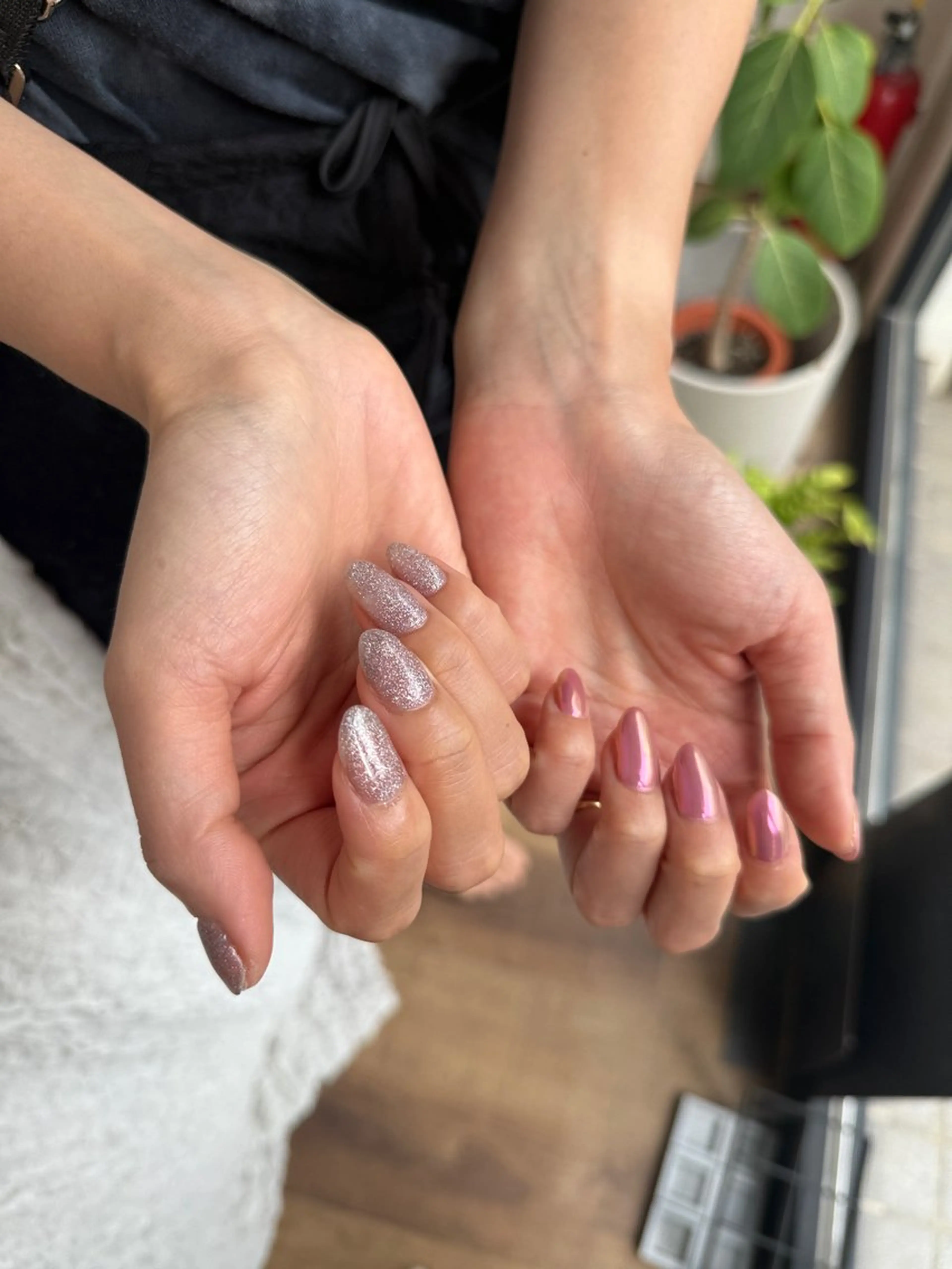 オフありワンカラーorラメグラの写真