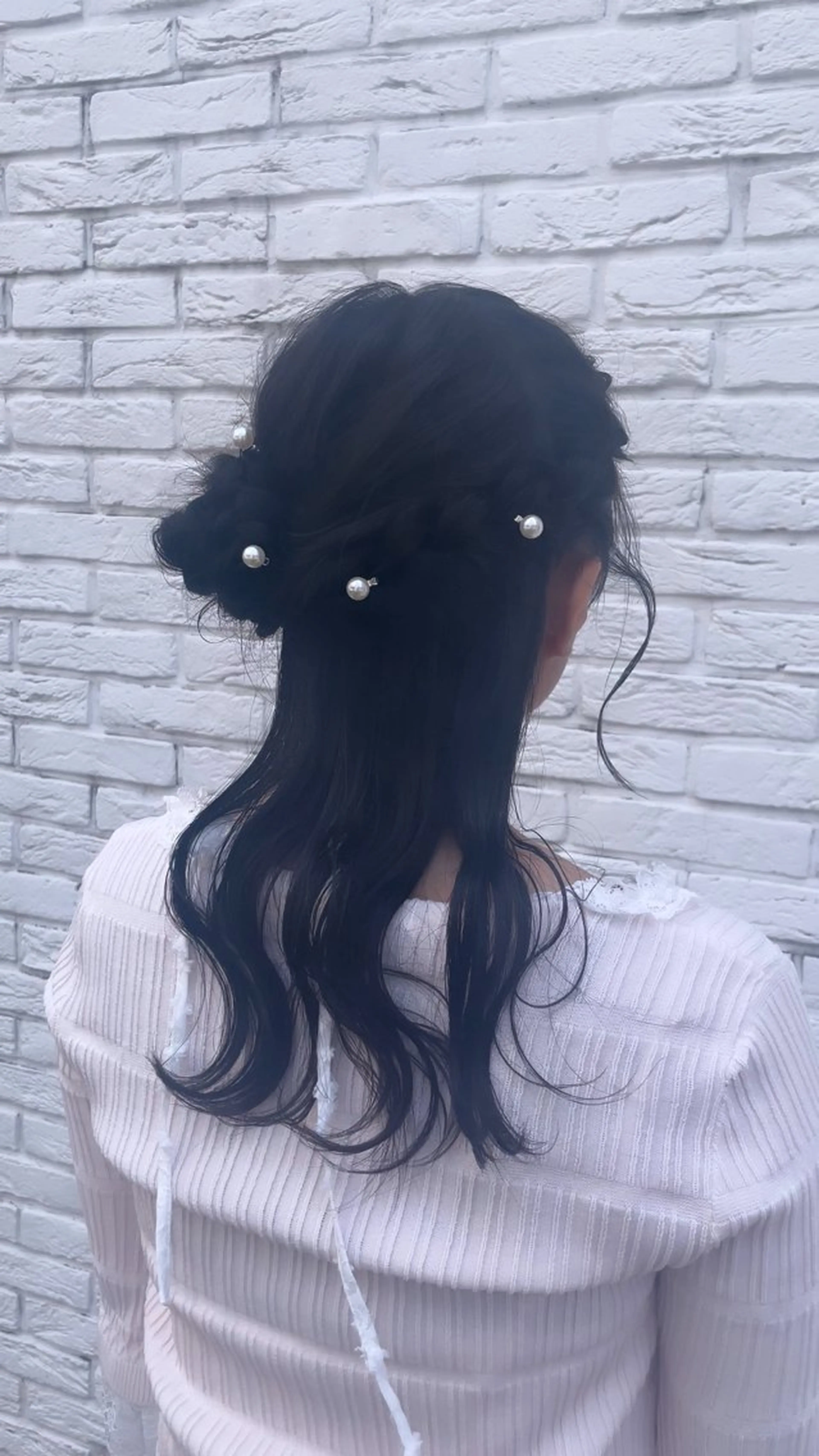 ヘアアレンジ hiyori /透明 感ピンク/ラベンダーのマツエク・マツパデザイン