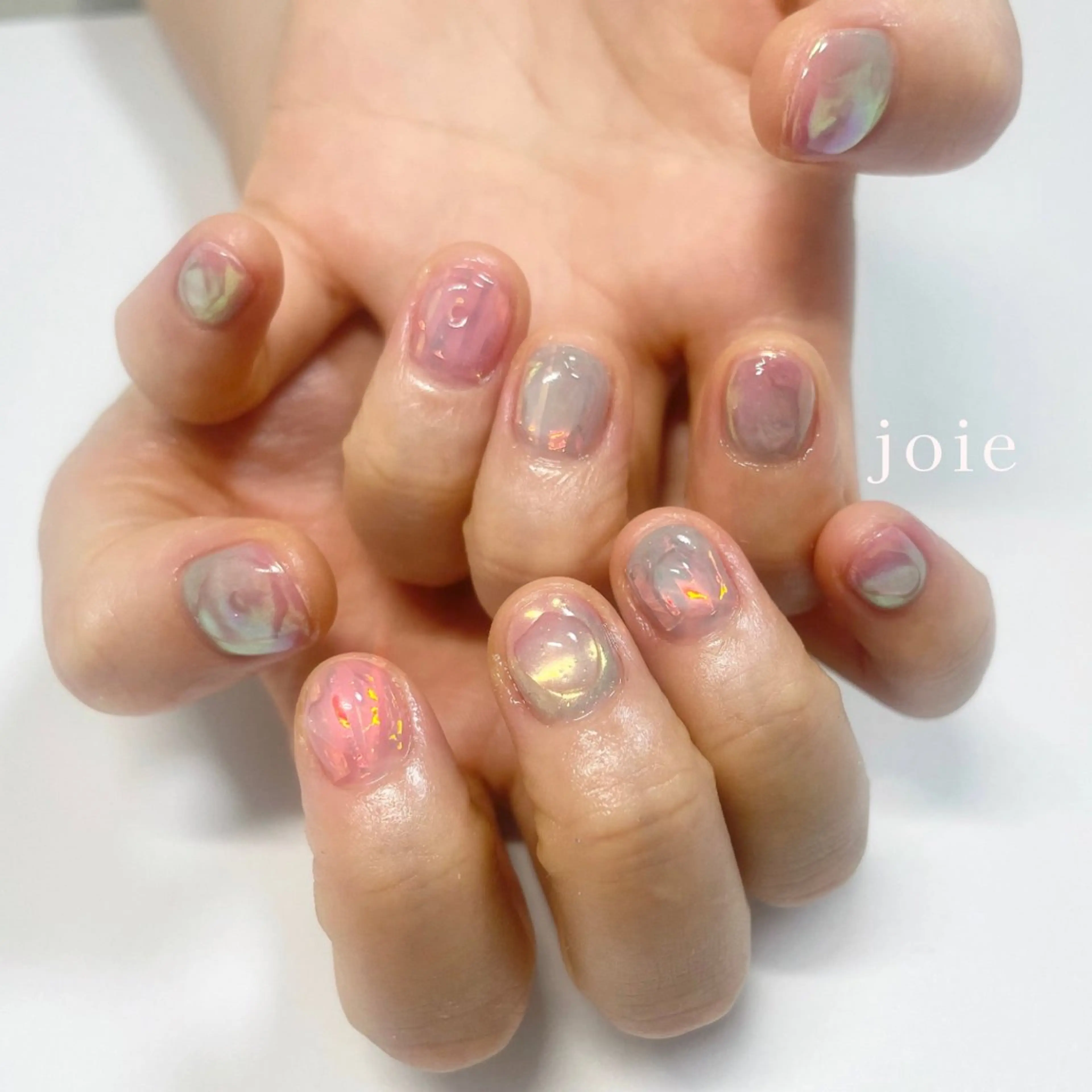 ネイル ジェルネイル キラキラネイル 韓国ネイル ニュアンスネイル パラジェル Nailist Mikuのネイルデザイン