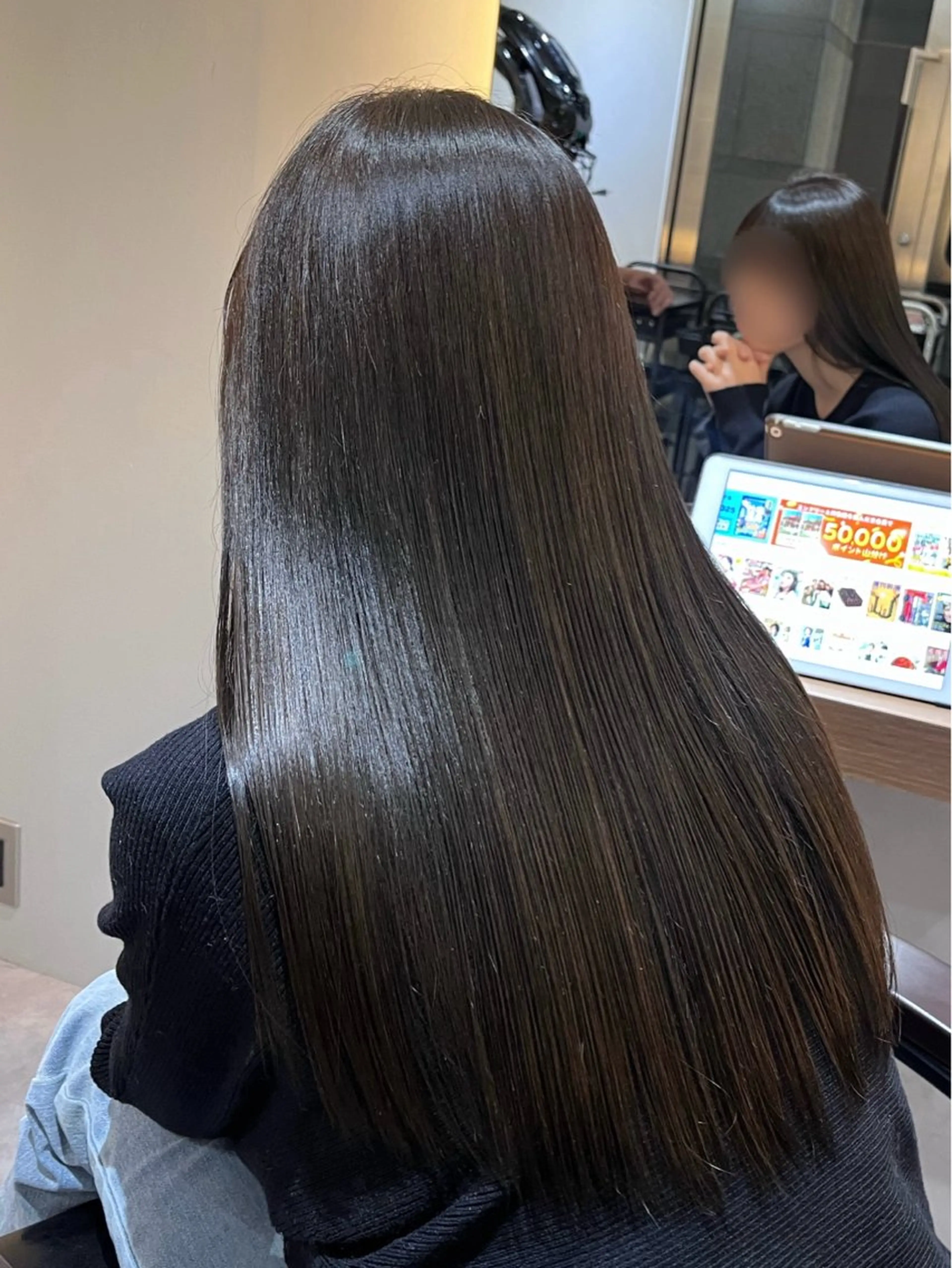 カラー ヘアカラー レイヤーカット/ うる艶カラー/ユイのヘアスタイル