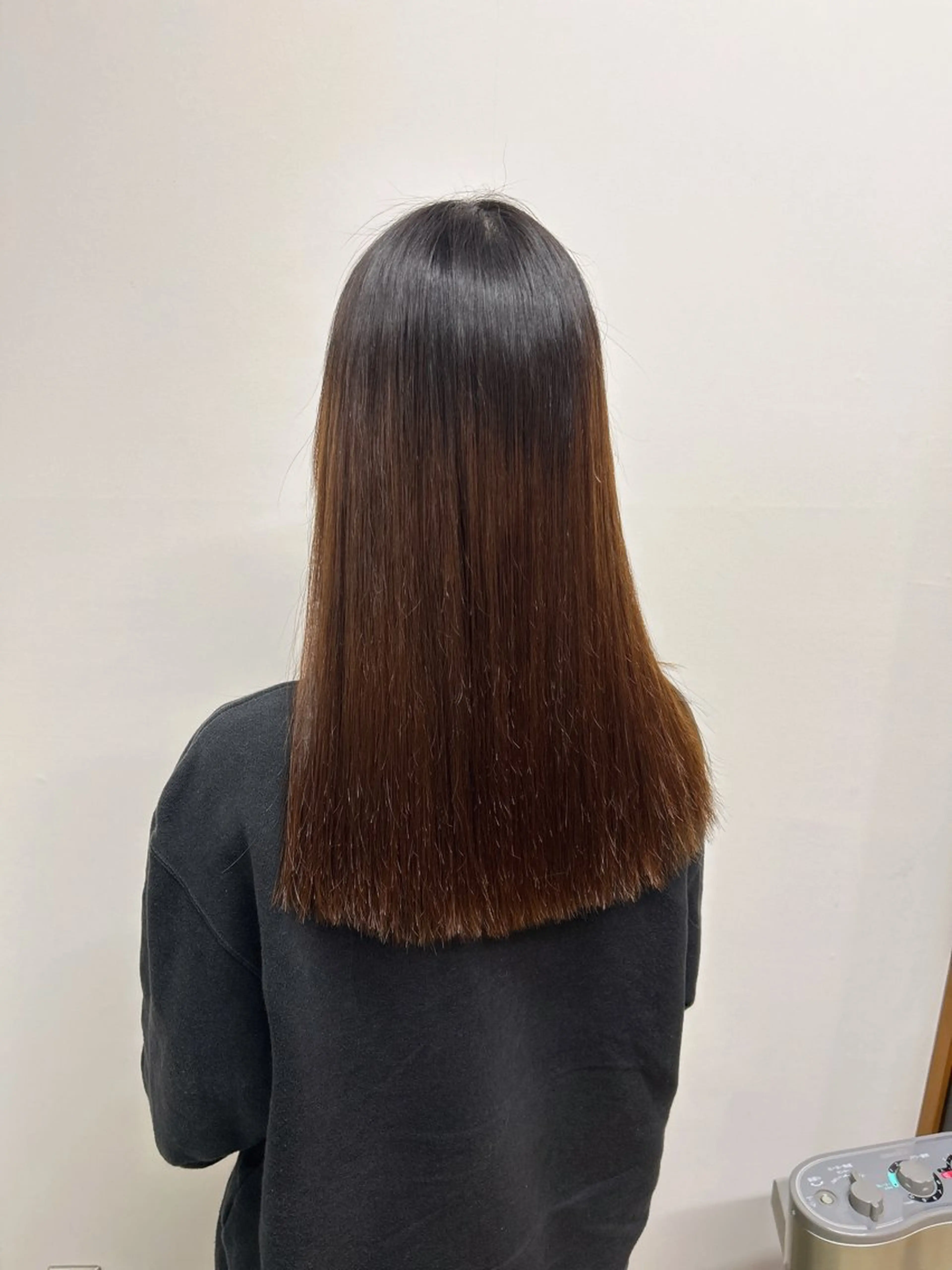 セミロング カット 縮毛矯正 トリートメント 伶風/デザインカット /ボブ/透明感カラーのヘアスタイル