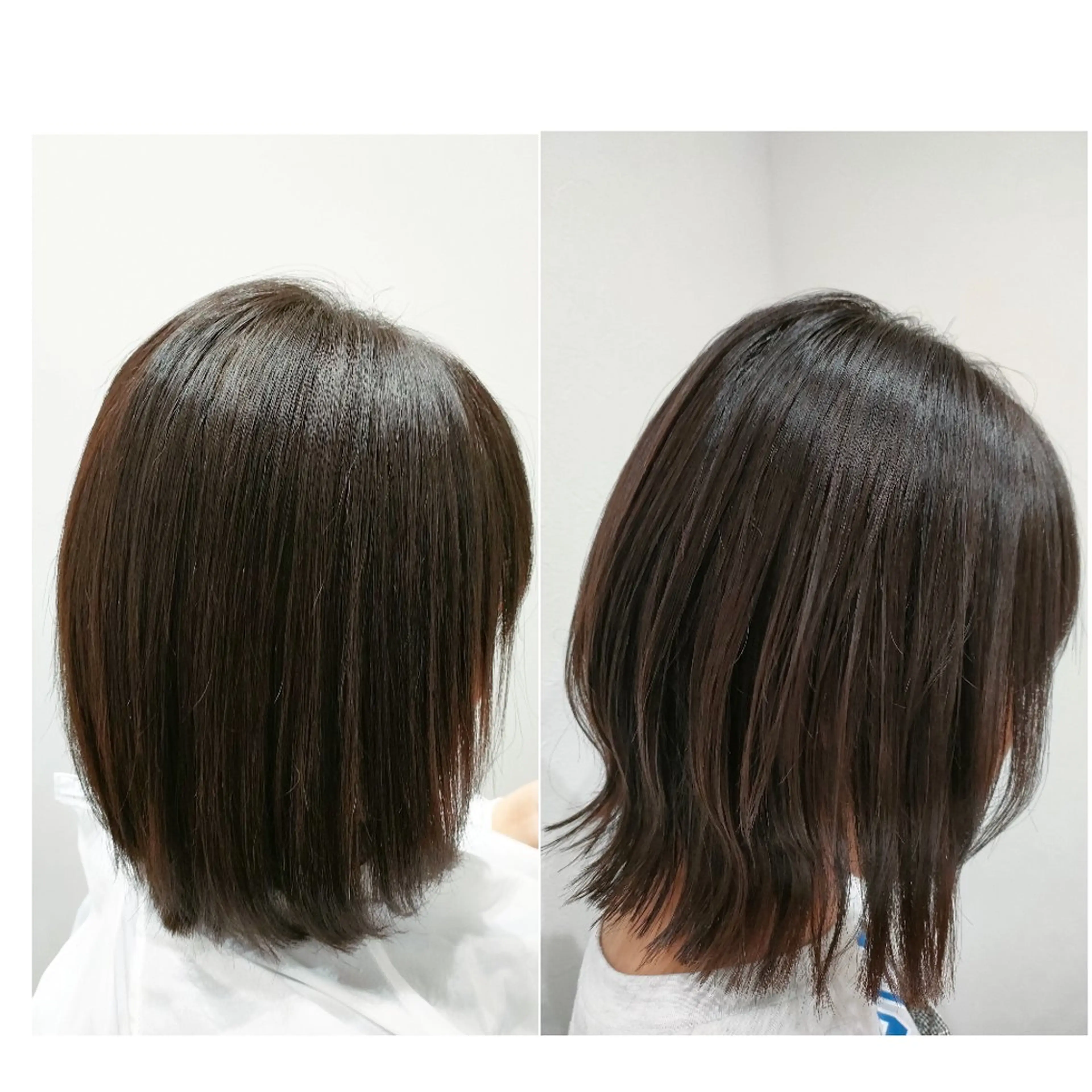 ミディアム 外ハネヘア 髪質改善美容室bokuno鳴海店所属・髪質改善/星野久美子 /撮影モデル募集のヘアスタイル