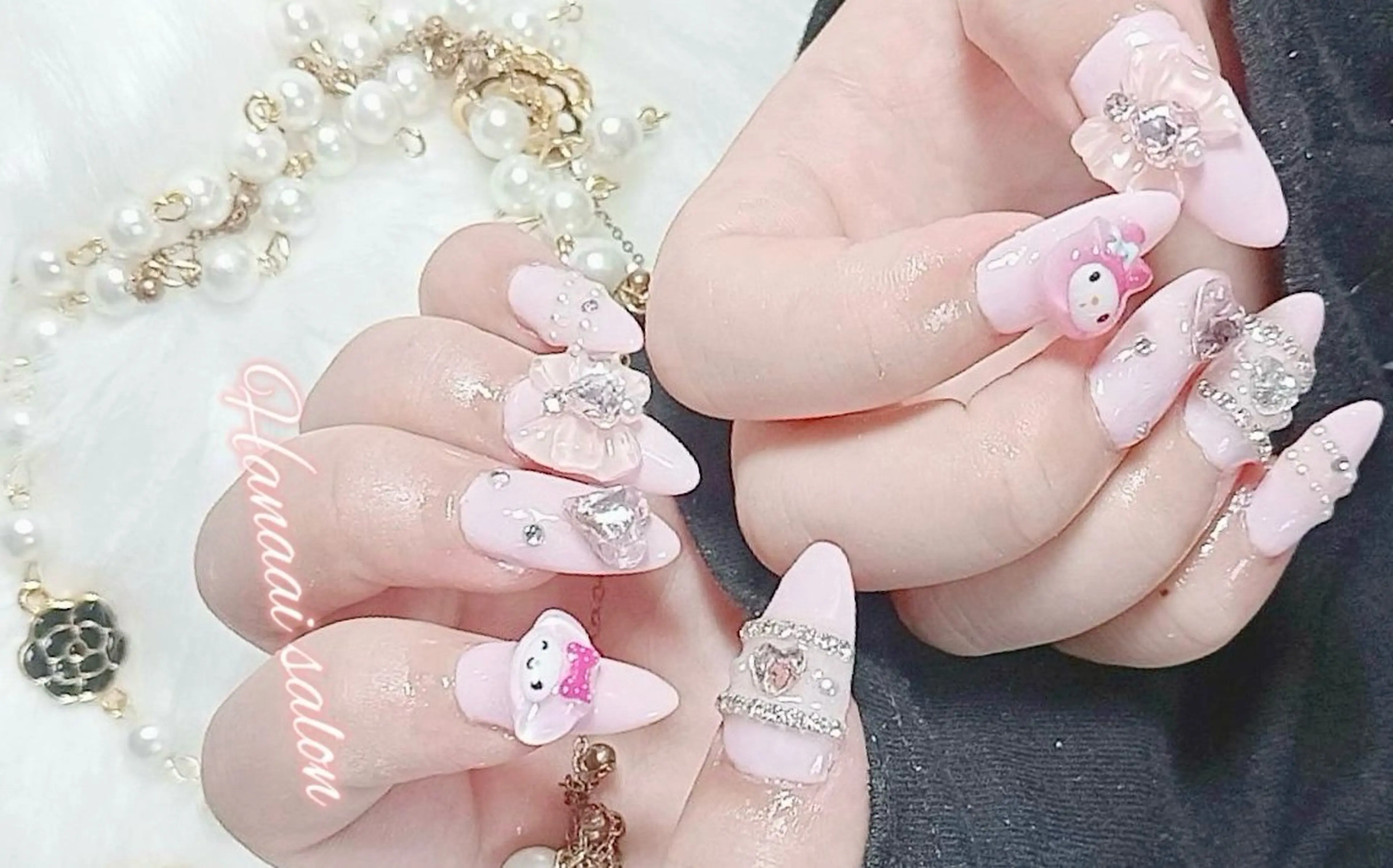 セミロング Hanaai Salon新宿店のネイルデザイン