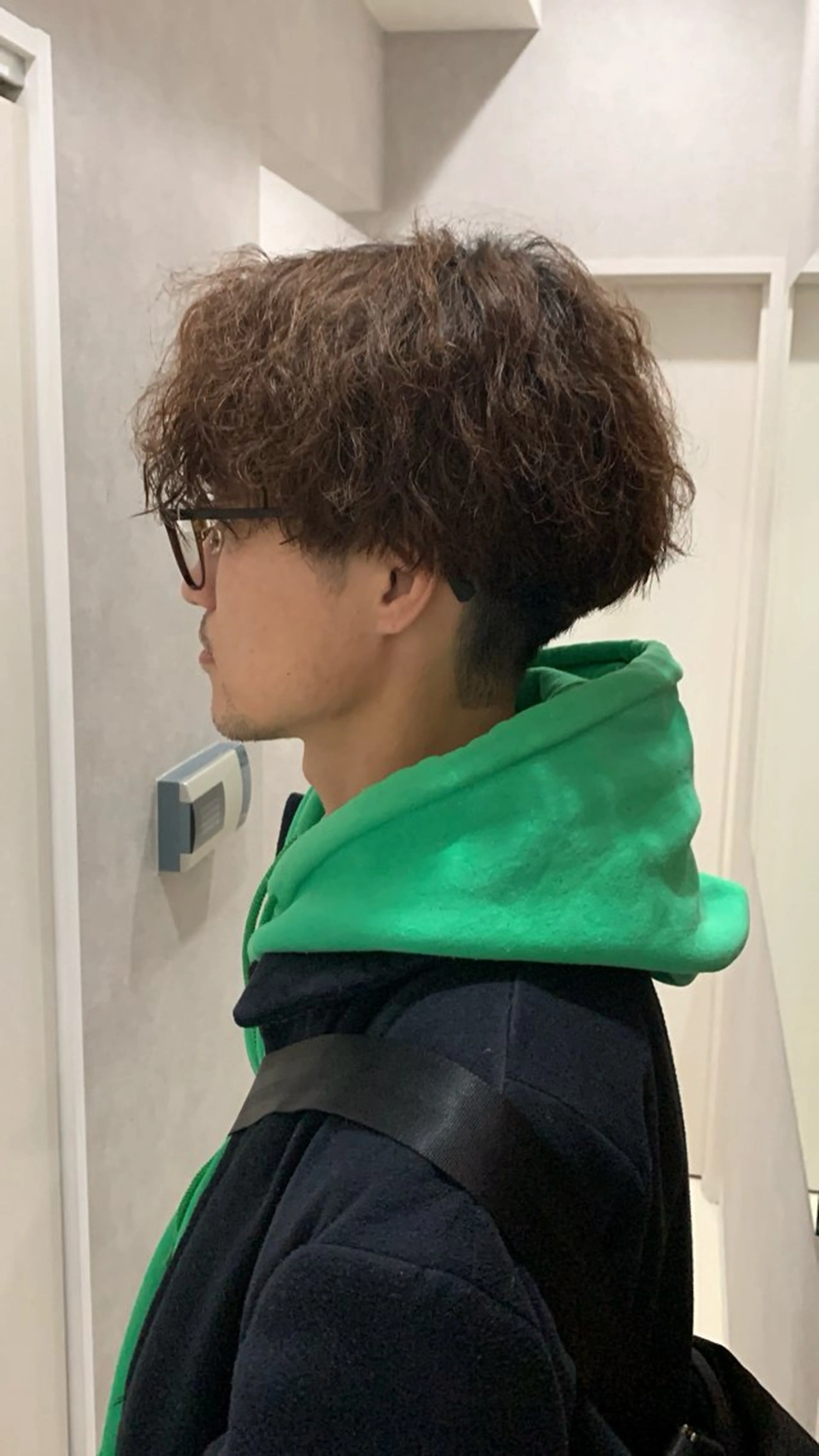 パーマ メンズ パーマ 田中 怜菜のヘアスタイル