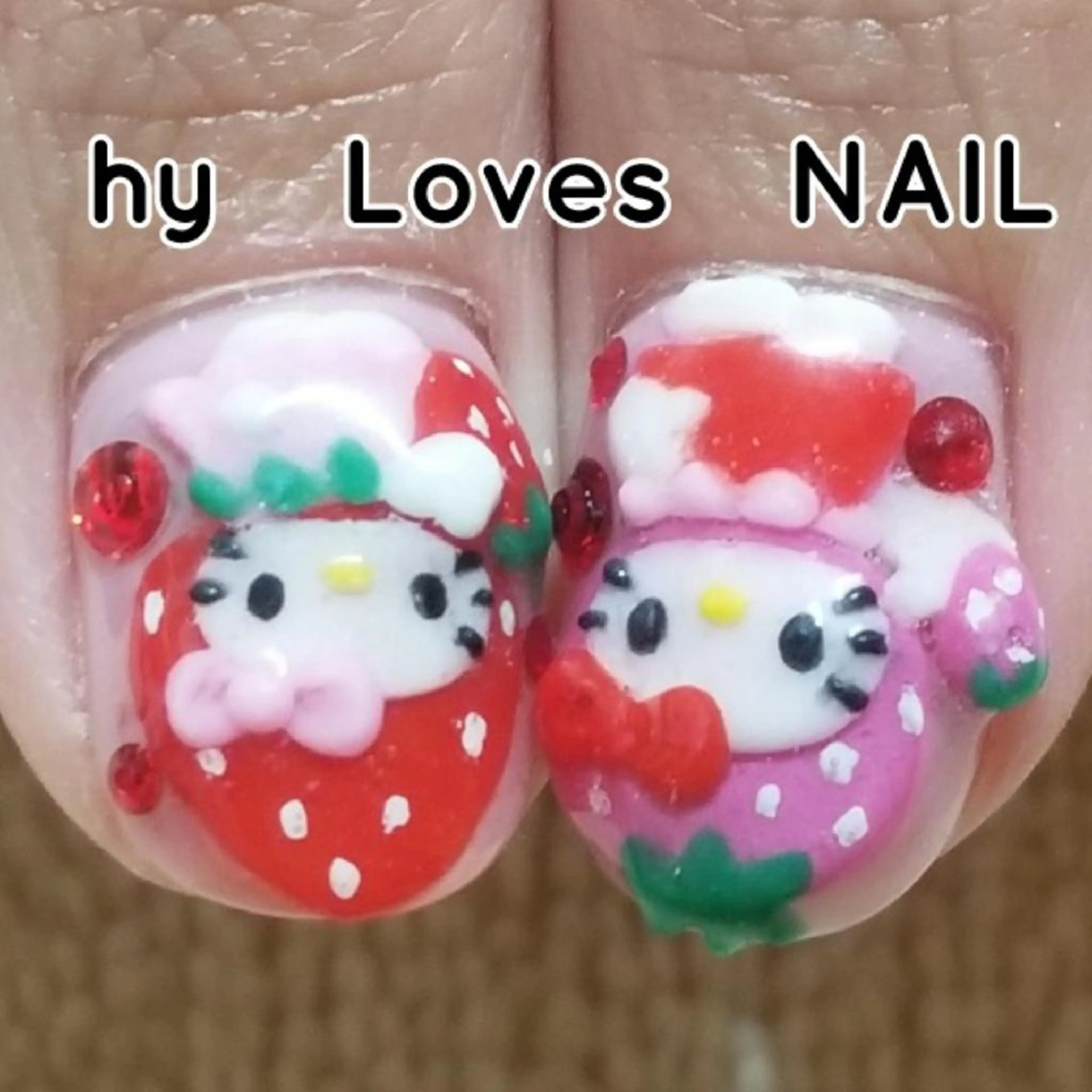 ネイル ストーンネイル ハンドネイル よしだ ひろきのネイルデザイン